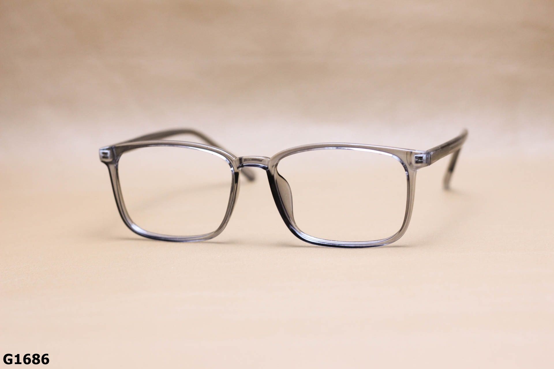 Gọng Kính Cận Nhựa Dẻo TR90, Dáng Vuông Thời Trang Unisex Thanh Mảnh - G1686