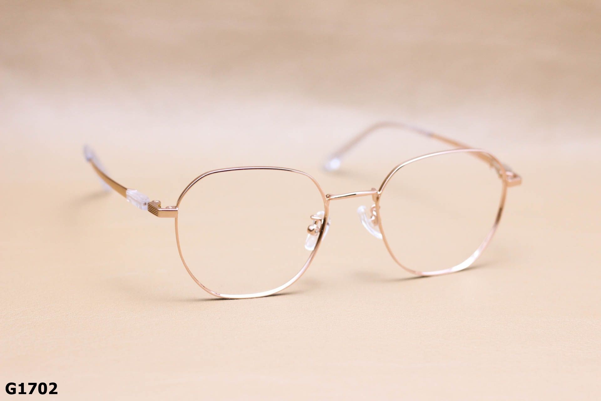 Gọng Kính Cận Hợp Kim Cao Cấp, Dáng Lục Giác Thanh Mảnh Unisex - G1702