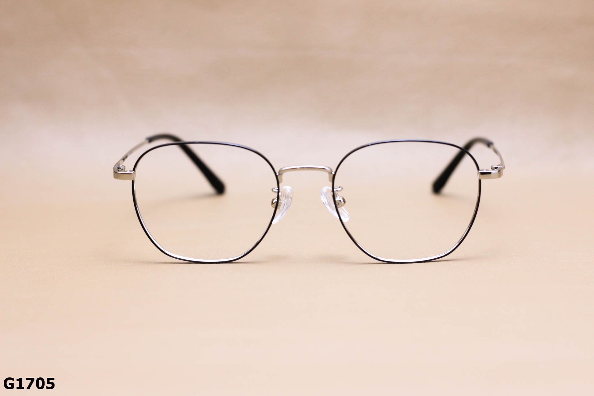 Gọng Kính Cận Hợp Kim Cao Cấp, Dáng Vuông Bầu Thanh Mảnh Unisex - G1705