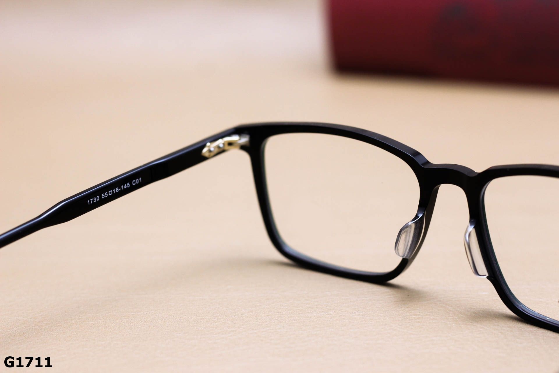Gọng Kính Cận Dáng Vuông Bầu Unisex, Chất Nhựa Acetate Nguyên Khối Cao Cấp - G1711