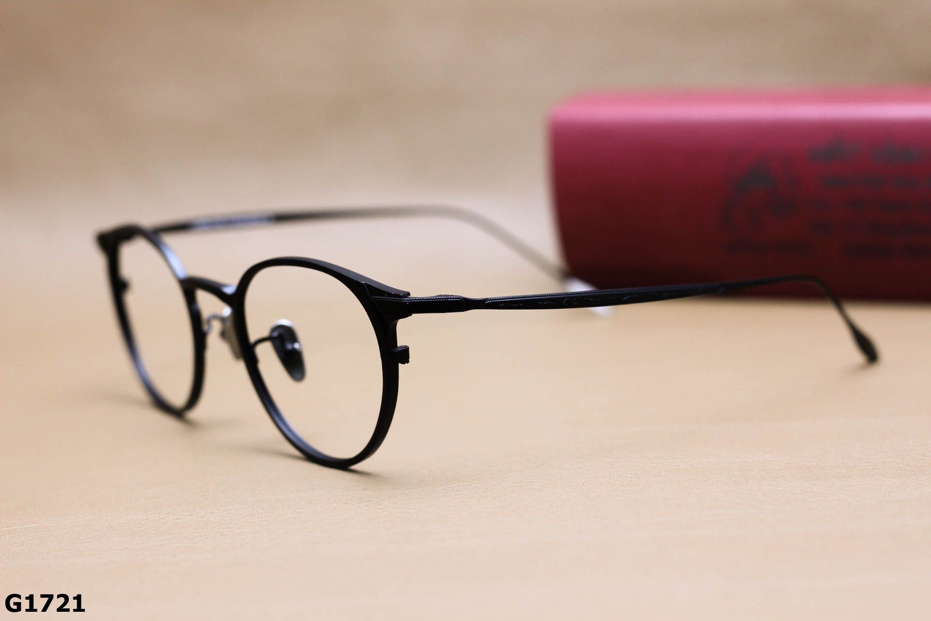 Gọng Kính Cận Dáng Oval Thời Trang Unisex, Chất Liệu Titanium IP Cao Cấp - G1721