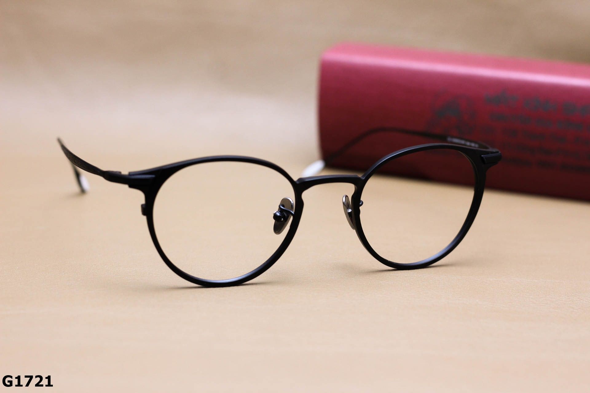 Gọng Kính Cận Dáng Oval Thời Trang Unisex, Chất Liệu Titanium IP Cao Cấp - G1721