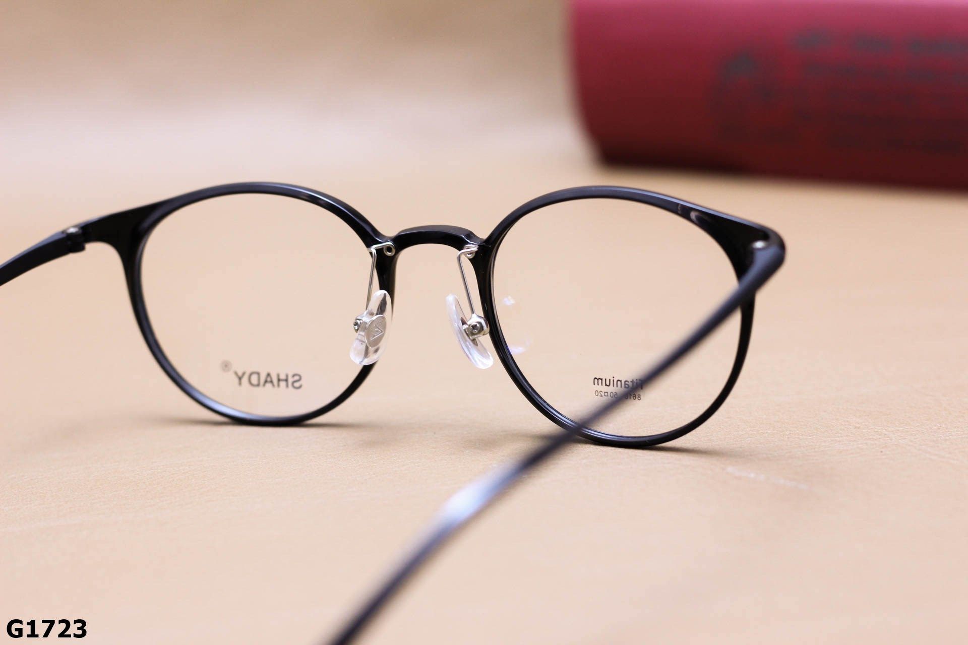 Gọng Kính Cận SHADY Dáng Tròn Thời Trang Unisex, Chất Nhựa Ultem & Titanium IP - G1723