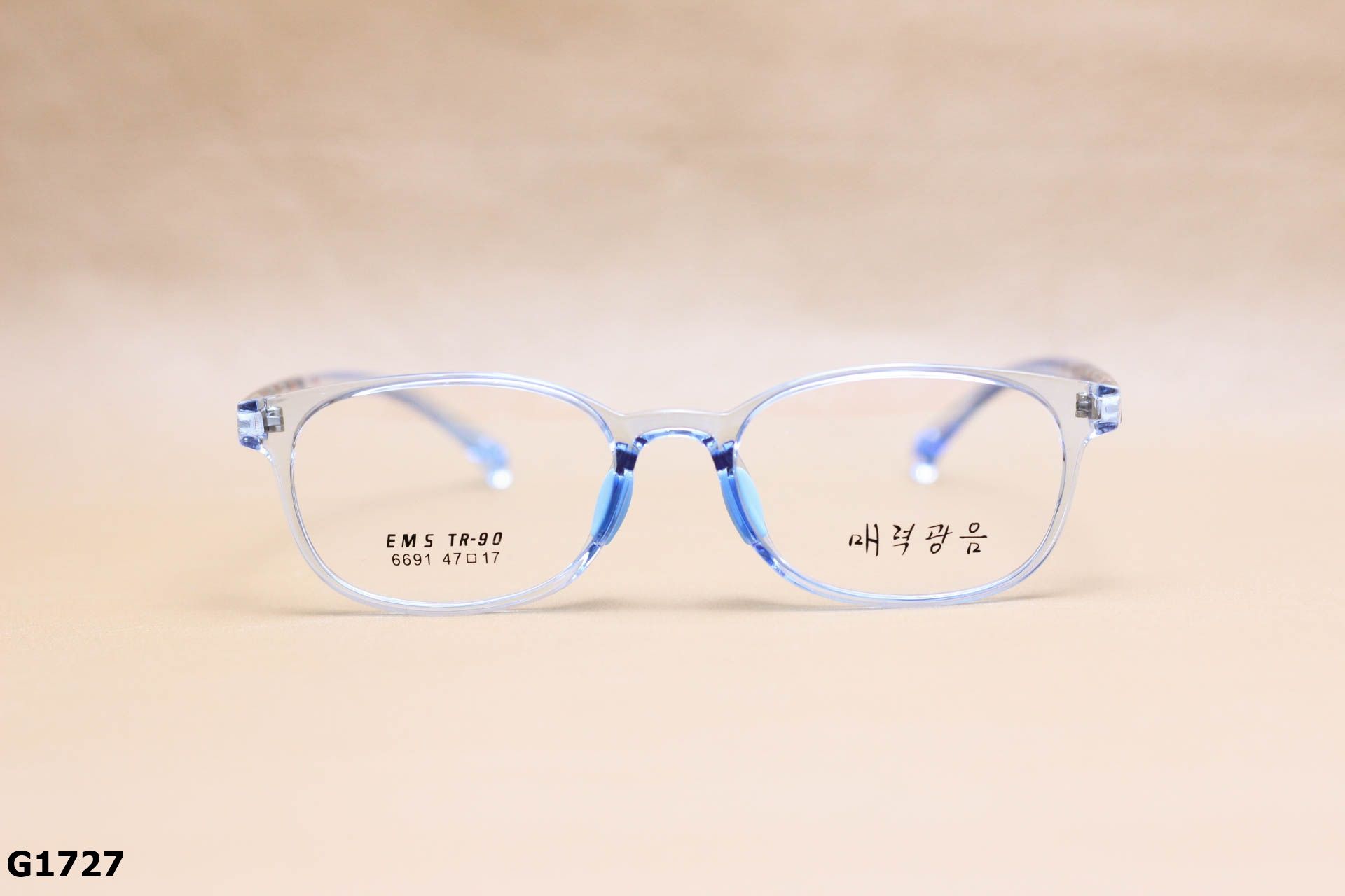 Gọng Kính Cận Vuông Bầu Thời Trang Trẻ Em Unisex, Chất Nhựa Dẻo TR90 - G1727