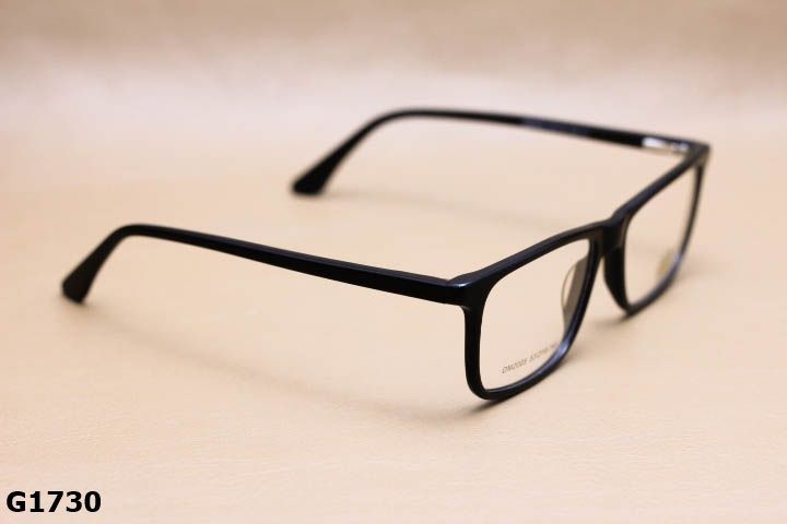 Gọng Kính Cận Nhựa Acetate Nguyên Khối Cao Cấp, Dáng Vuông Bầu Thời Trang Unisex - G1730