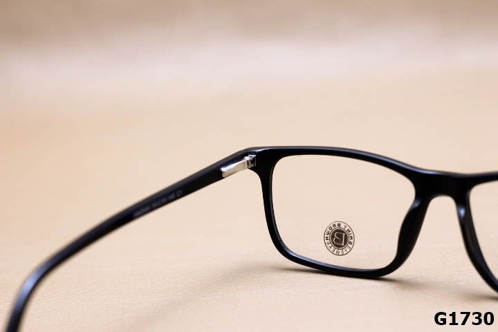 Gọng Kính Cận Nhựa Acetate Nguyên Khối Cao Cấp, Dáng Vuông Bầu Thời Trang Unisex - G1730