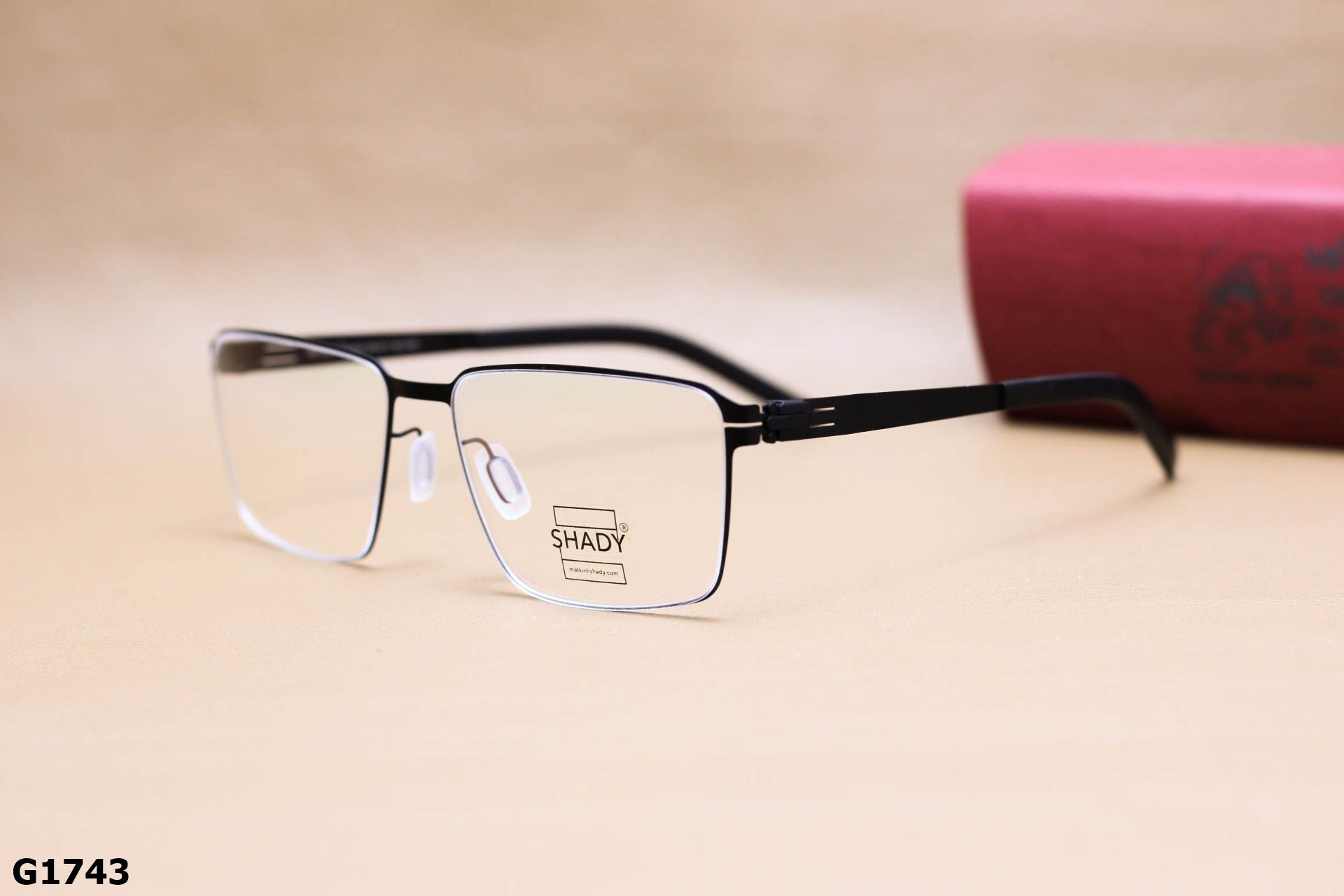 Gọng Kính Cận Thép Không Gỉ SHADY Cao Cấp Nam Thiết Kế Mới 2020 - G1743