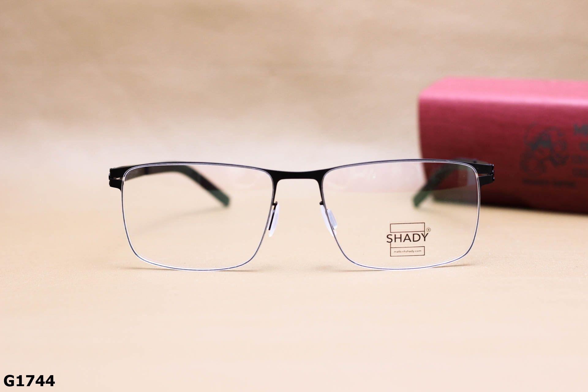 Gọng Kính Cận Thép Không Gỉ SHADY Cao Cấp Nam Thiết Kế Mới 2020 - G1744