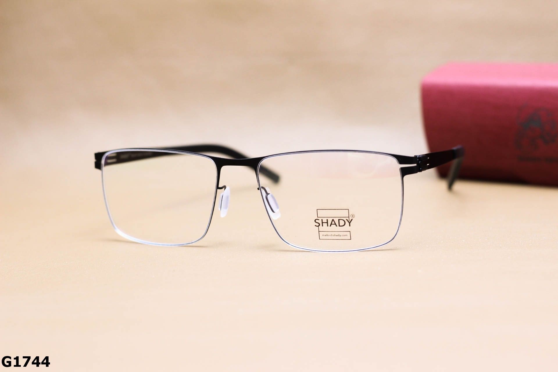 Gọng Kính Cận Thép Không Gỉ SHADY Cao Cấp Nam Thiết Kế Mới 2020 - G1744