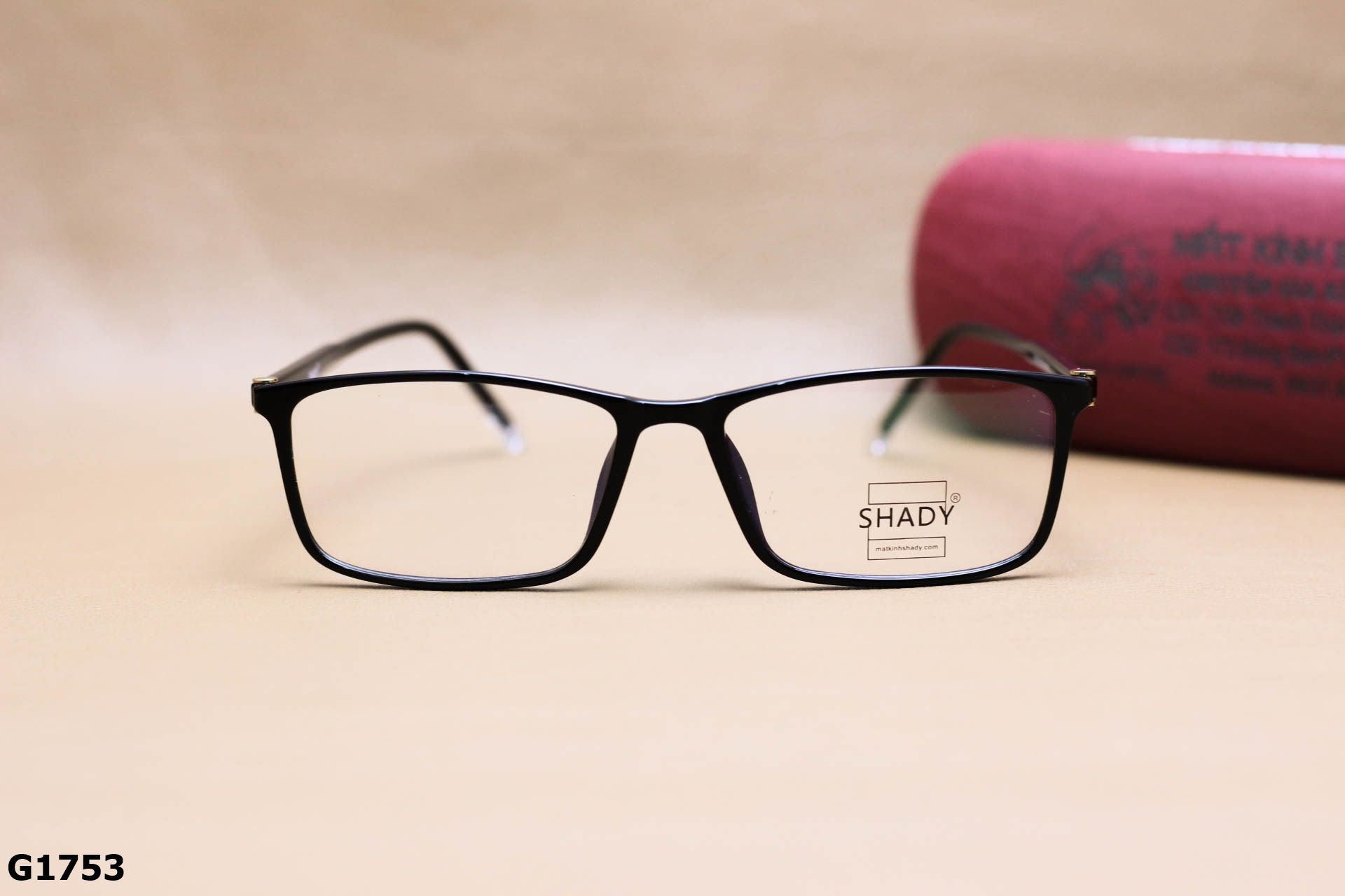 Gọng Kính Cận SHADY Nhựa Dẻo TR90 Dáng Vuông Unisex - G1753