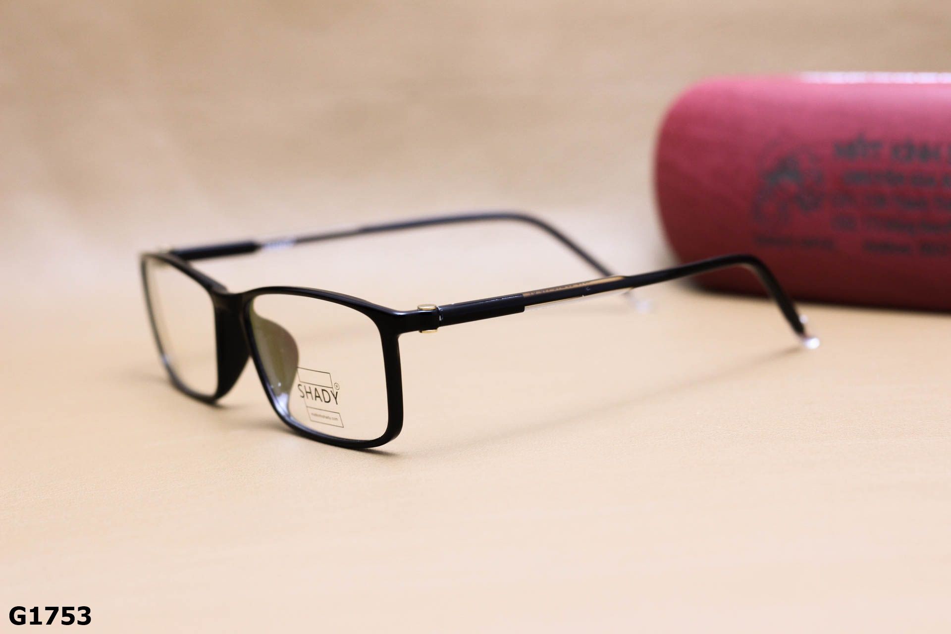 Gọng Kính Cận SHADY Nhựa Dẻo TR90 Dáng Vuông Unisex - G1753