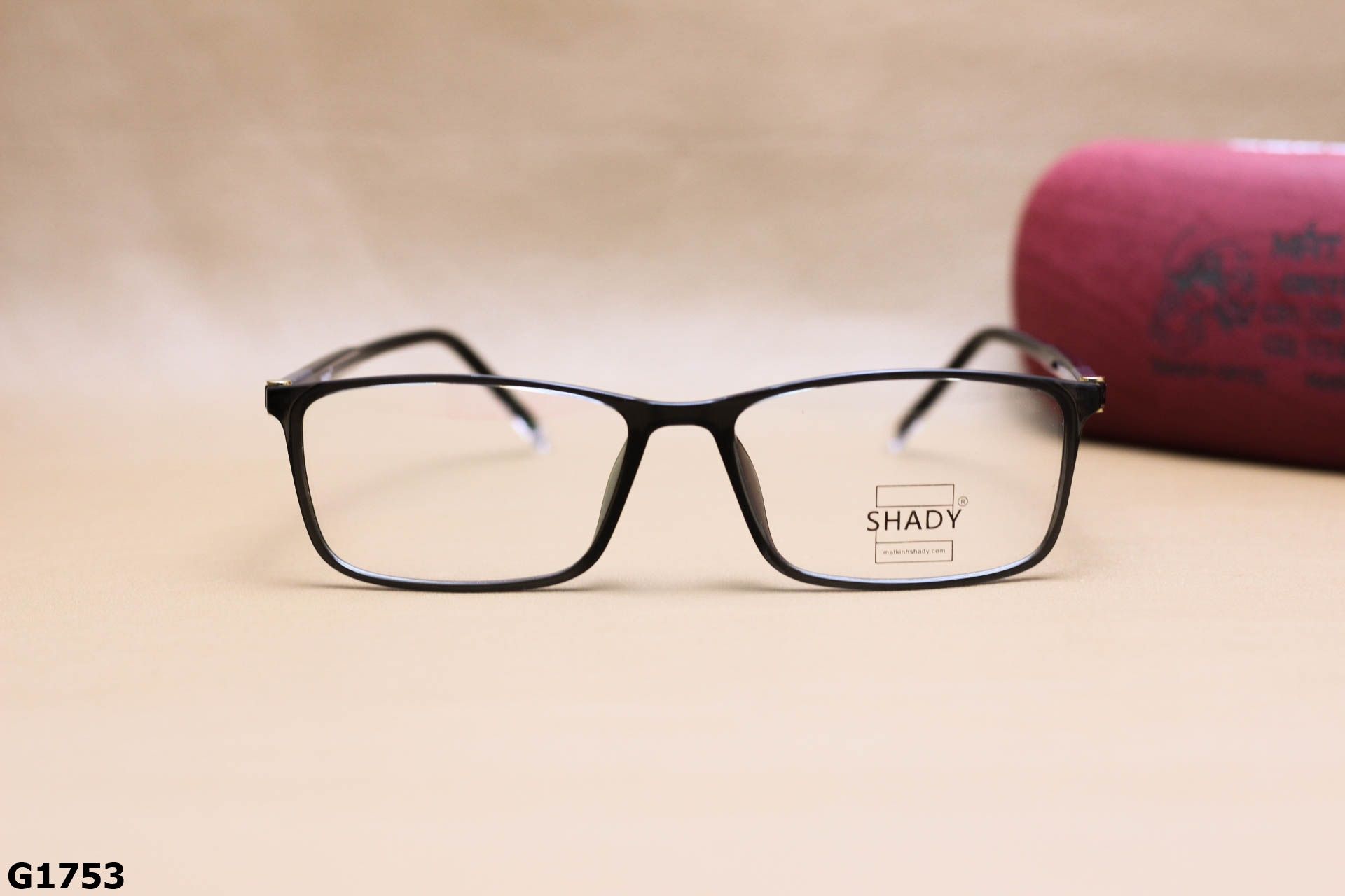 Gọng Kính Cận SHADY Nhựa Dẻo TR90 Dáng Vuông Unisex - G1753