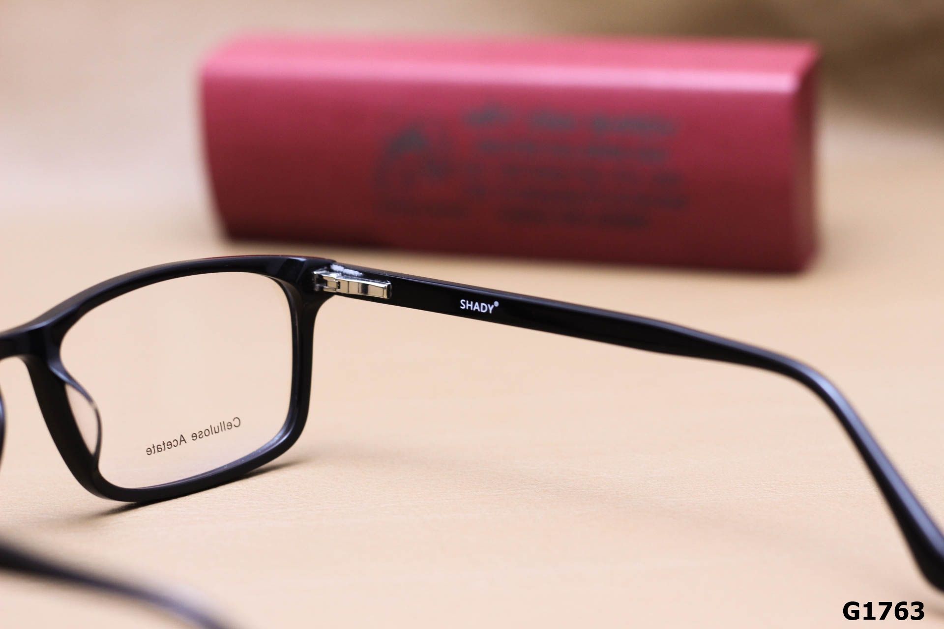 Gọng Kính Cận SHADY Dáng Vuông Unisex, Chất Nhựa Acetate Cao Cấp - G1763