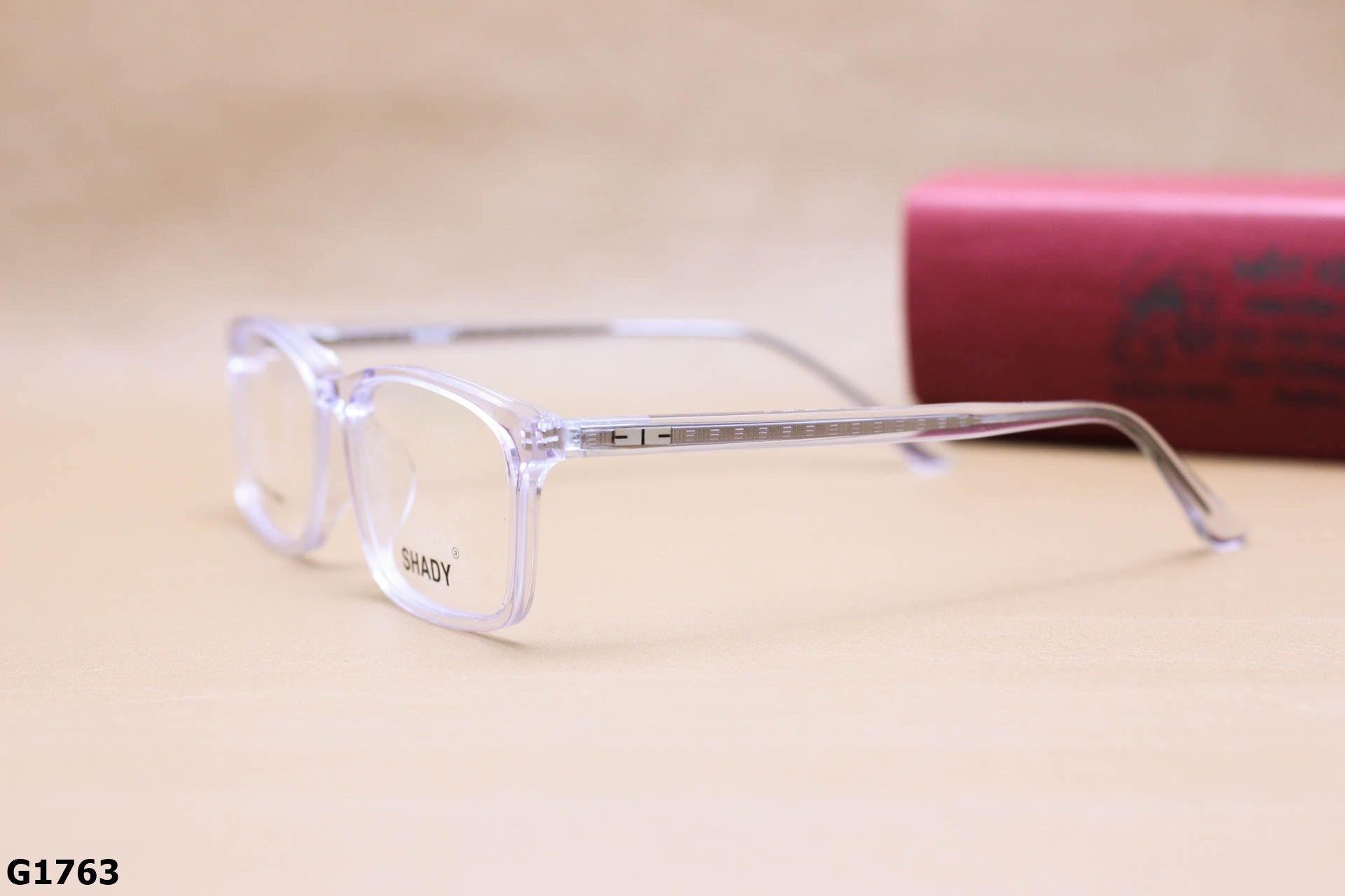 Gọng Kính Cận SHADY Dáng Vuông Unisex, Chất Nhựa Acetate Cao Cấp - G1763