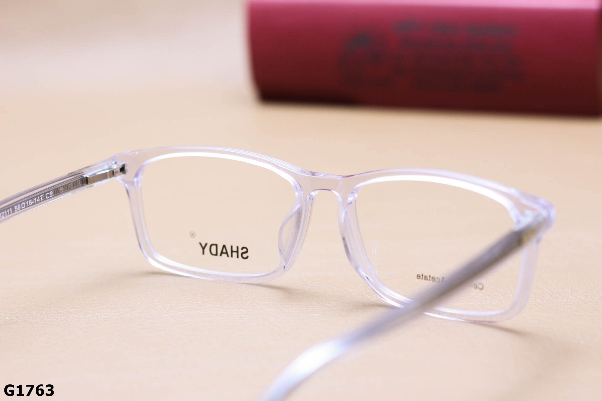 Gọng Kính Cận SHADY Dáng Vuông Unisex, Chất Nhựa Acetate Cao Cấp - G1763