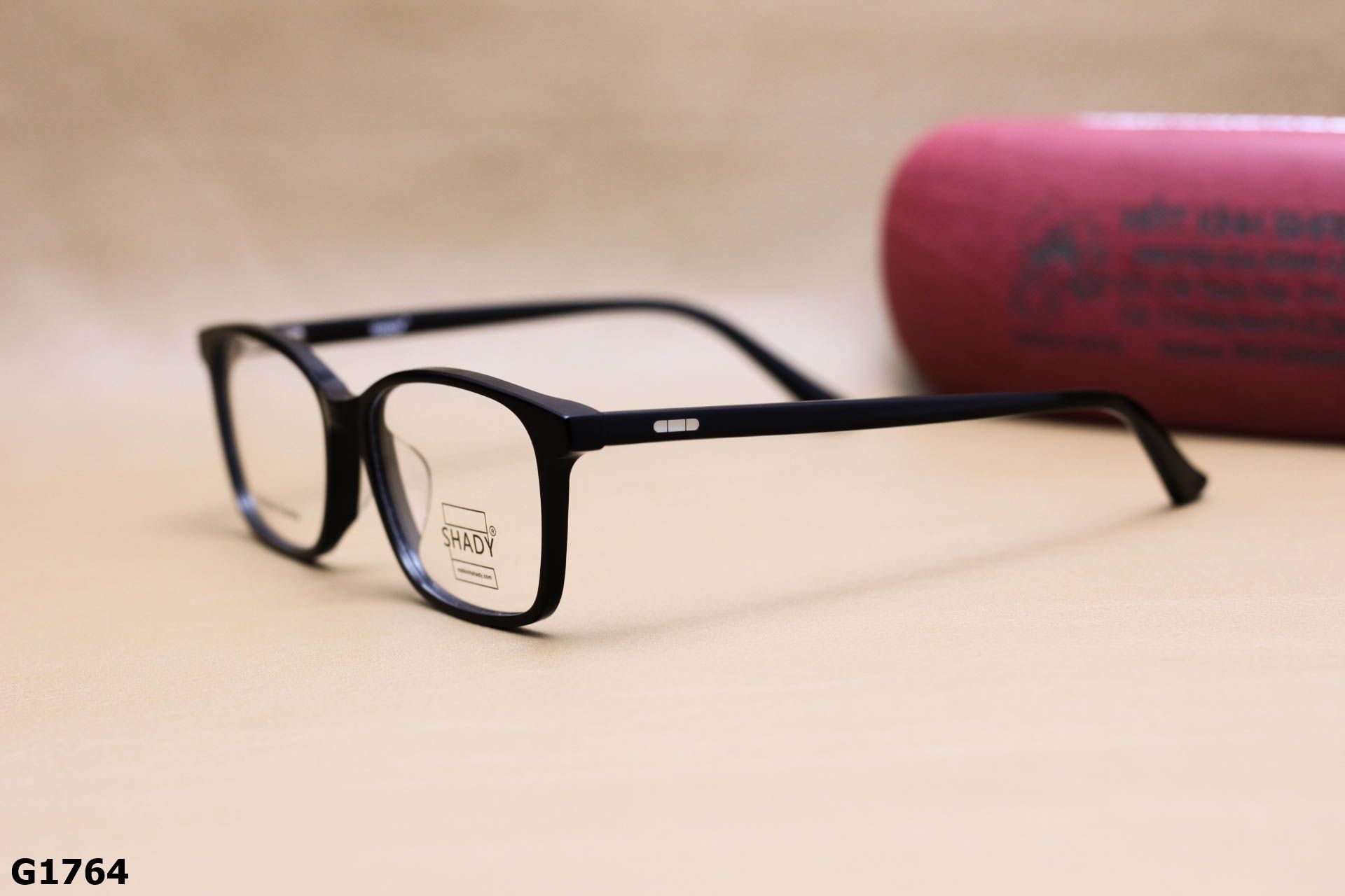 Gọng Kính Cận SHADY Dáng Vuông Unisex, Chất Nhựa Acetate Cao Cấp - G1764