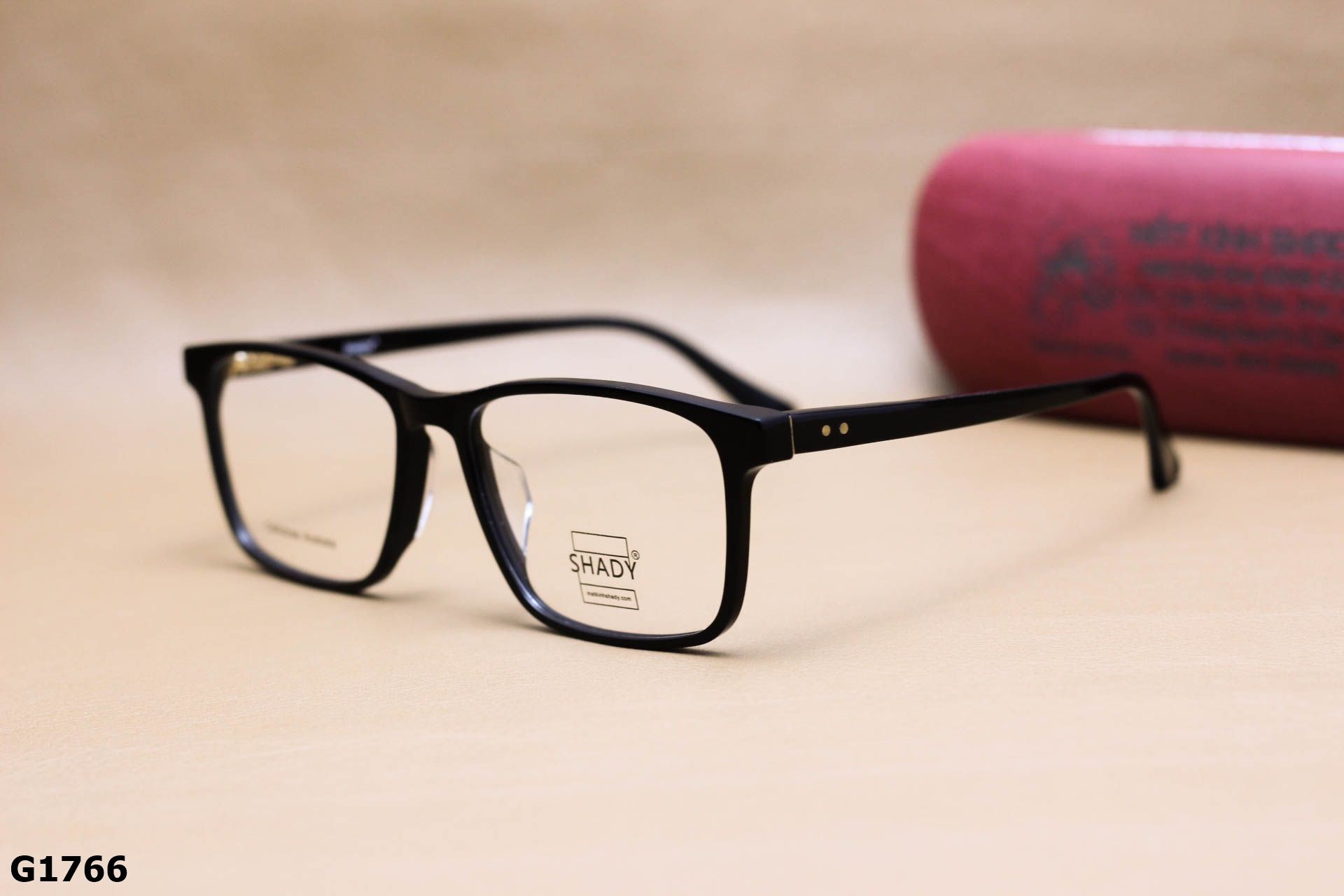 Gọng Kính Cận Dáng Vuông Bầu Thời Trang Unisex, Chất Nhựa Acetate Nguyên Khối SHADY - G1766