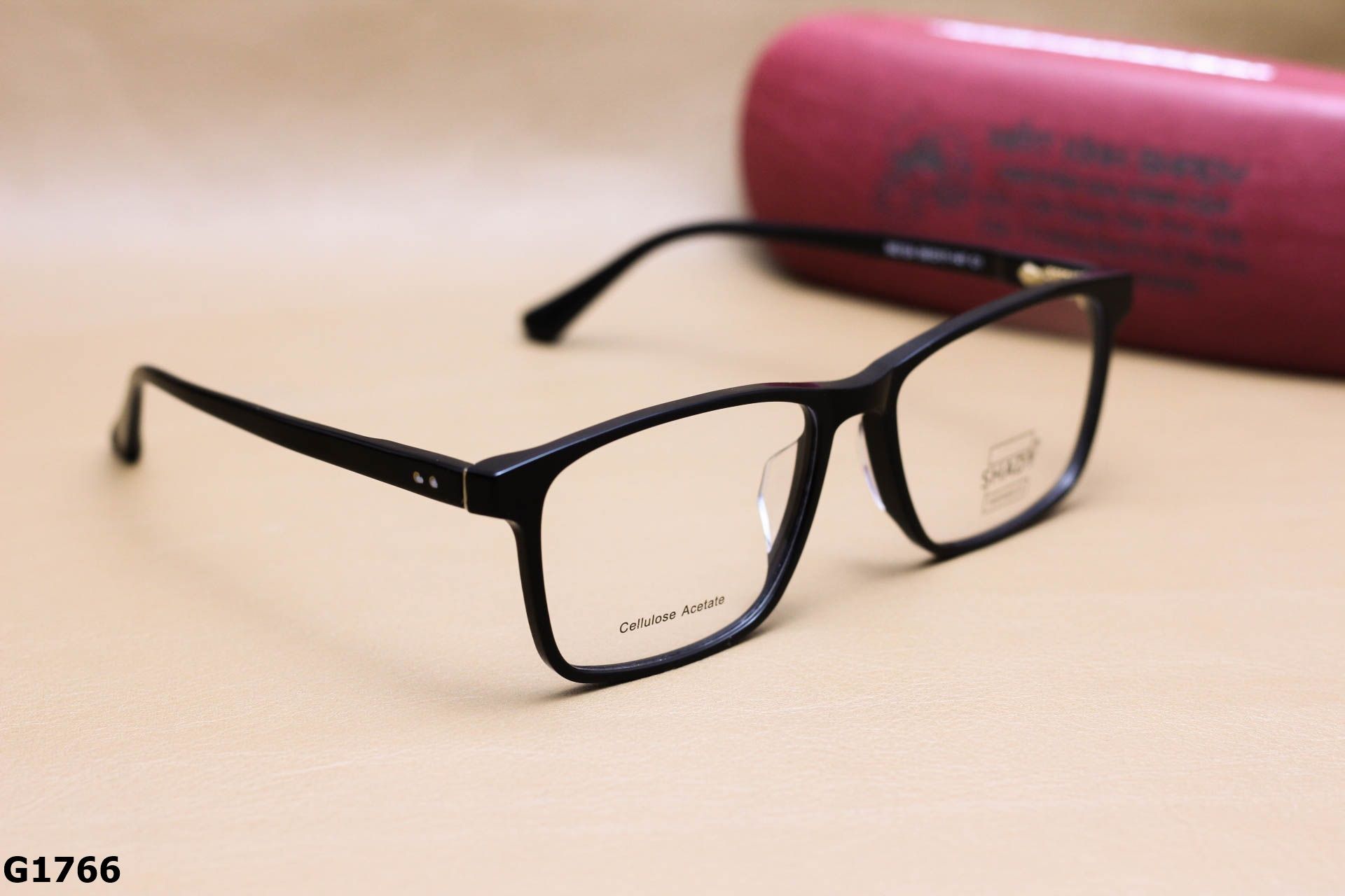 Gọng Kính Cận Dáng Vuông Bầu Thời Trang Unisex, Chất Nhựa Acetate Nguyên Khối SHADY - G1766