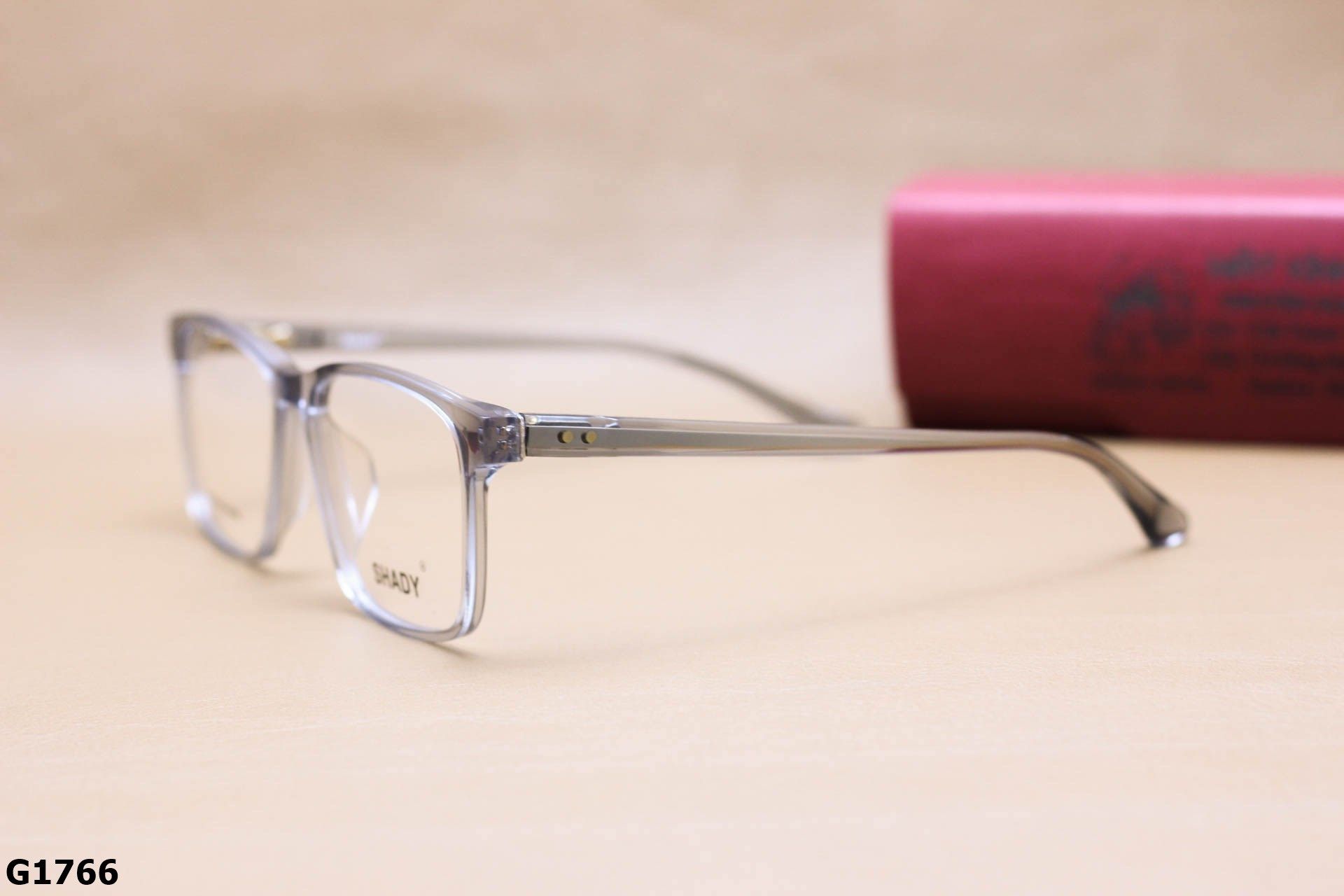 Gọng Kính Cận Dáng Vuông Bầu Thời Trang Unisex, Chất Nhựa Acetate Nguyên Khối SHADY - G1766
