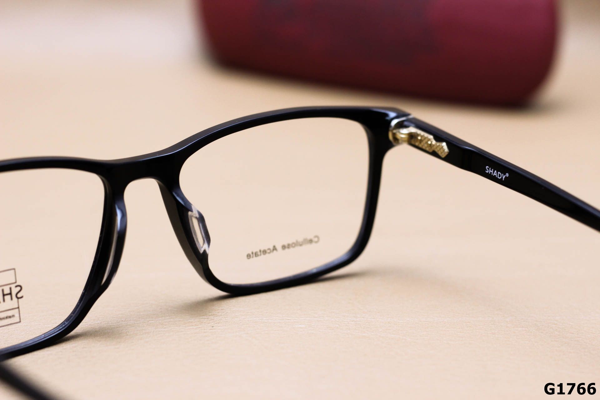 Gọng Kính Cận Dáng Vuông Bầu Thời Trang Unisex, Chất Nhựa Acetate Nguyên Khối SHADY - G1766