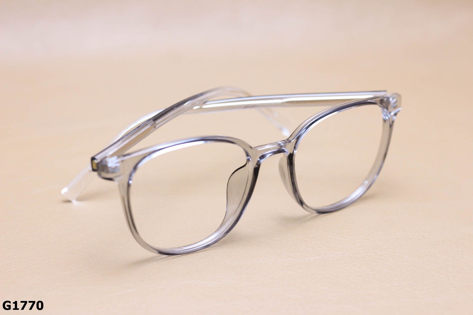 Gọng Kính Cận Nhựa Dẻo TR90, Dáng Vuông Bầu Thời Trang Unisex Thanh Mảnh - G1770