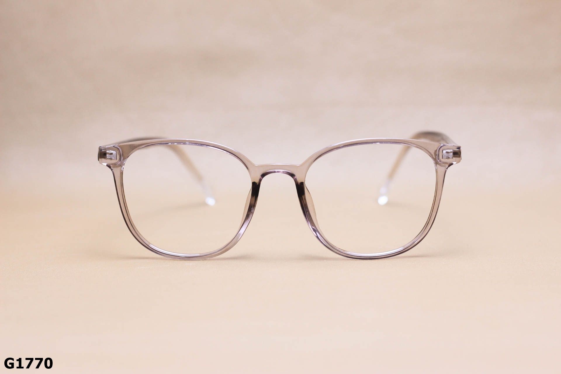 Gọng Kính Cận Nhựa Dẻo TR90, Dáng Vuông Bầu Thời Trang Unisex Thanh Mảnh - G1770