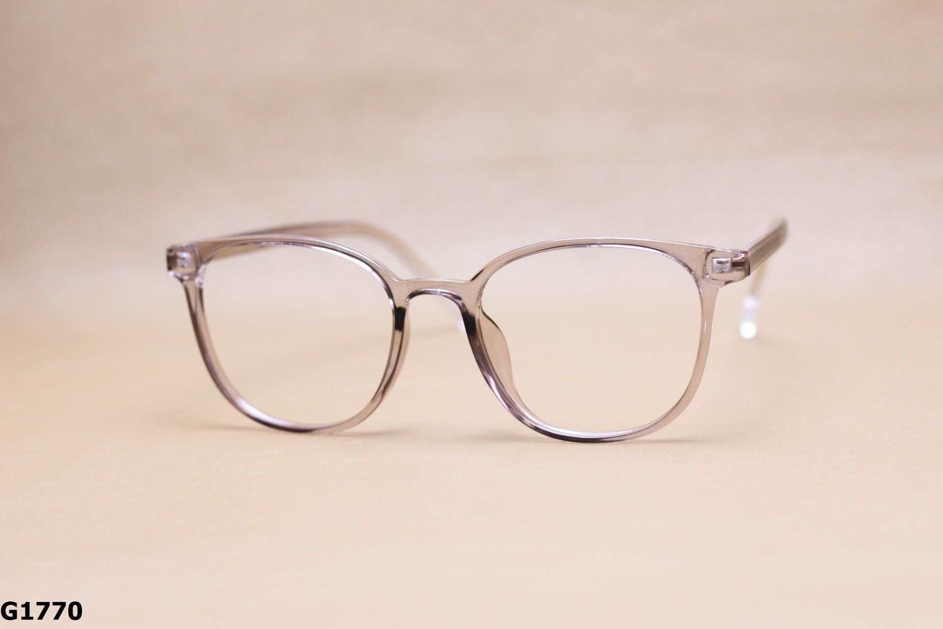 Gọng Kính Cận Nhựa Dẻo TR90, Dáng Vuông Bầu Thời Trang Unisex Thanh Mảnh - G1770