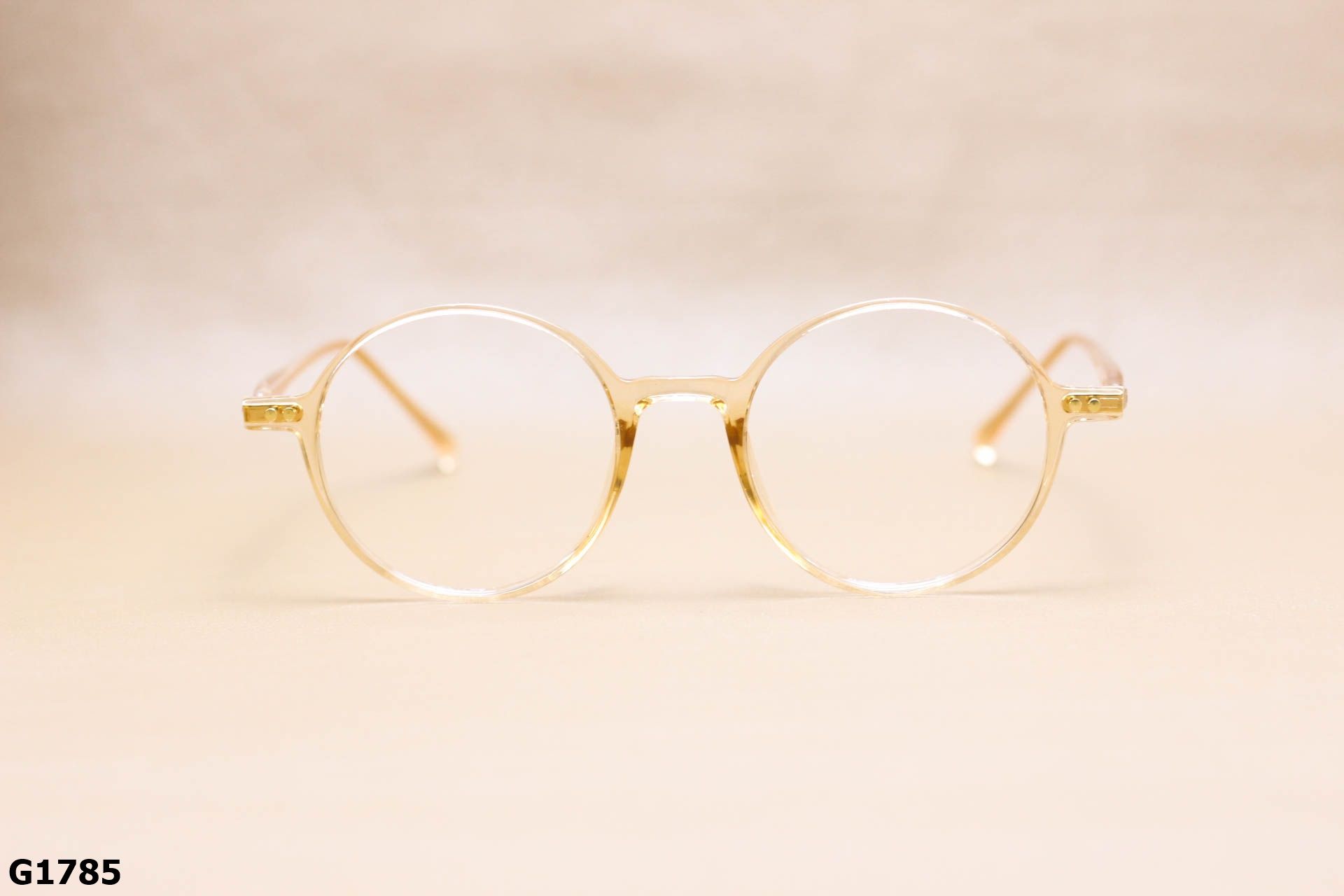 Gọng Kính Cận Nhựa Dẻo TR90 Thanh Mảnh, Dáng Tròn Ngố Thời Trang Unisex - G1785