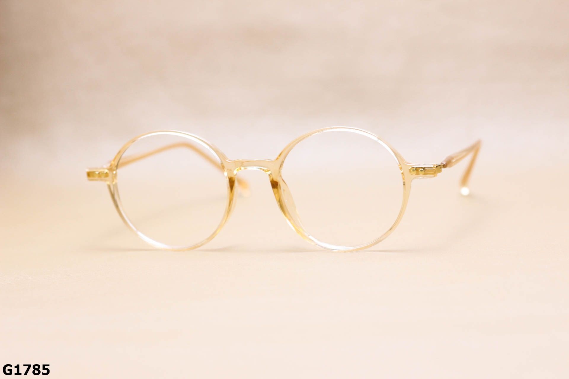 Gọng Kính Cận Nhựa Dẻo TR90 Thanh Mảnh, Dáng Tròn Ngố Thời Trang Unisex - G1785
