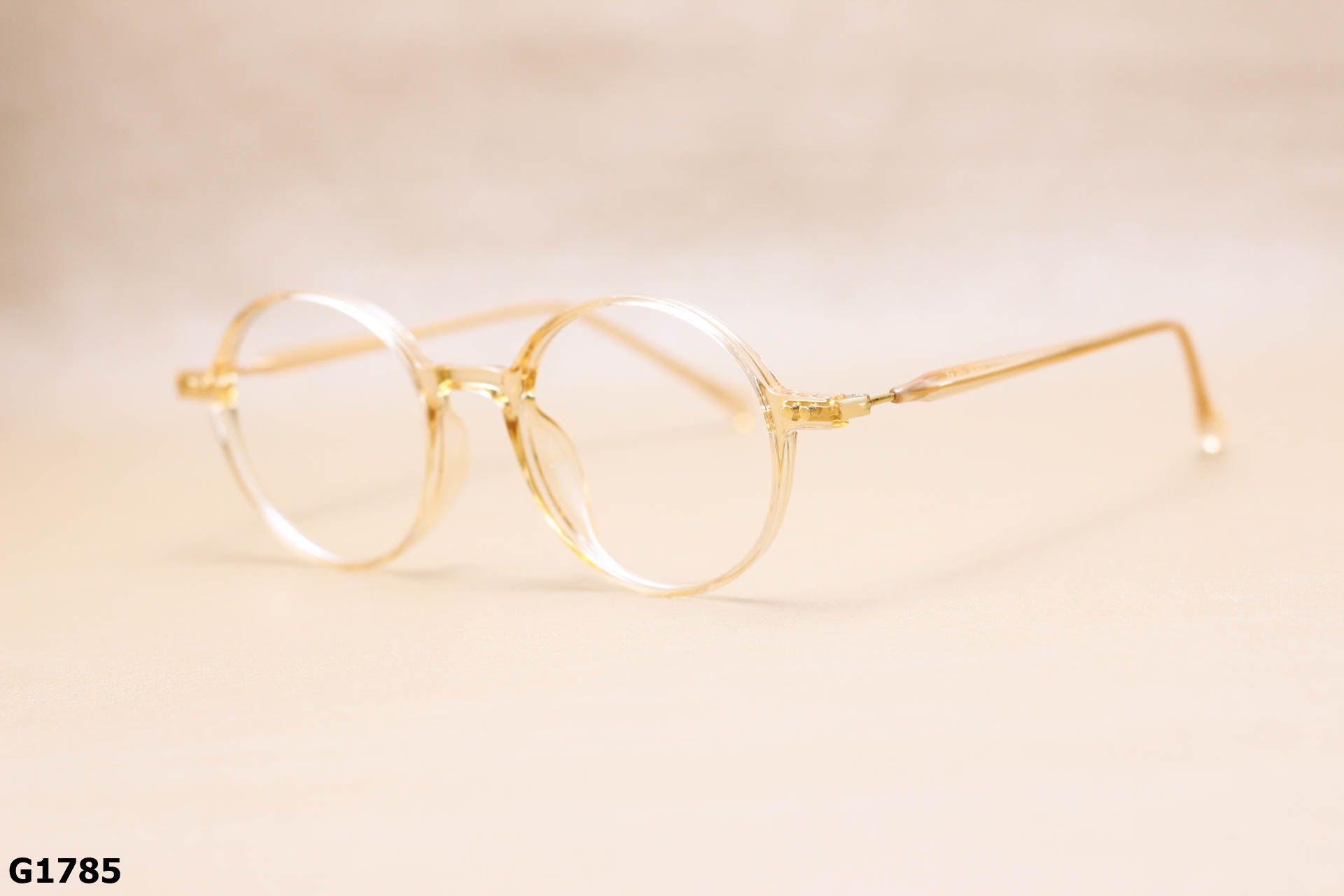 Gọng Kính Cận Nhựa Dẻo TR90 Thanh Mảnh, Dáng Tròn Ngố Thời Trang Unisex - G1785