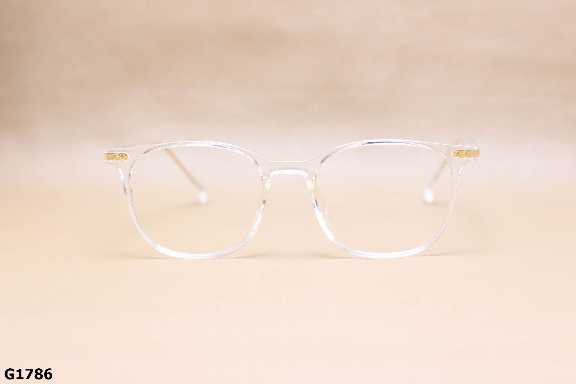 Gọng Kính Cận Nhựa Dẻo TR90 Thanh Mảnh, Dáng Vuông Bầu Thời Trang Unisex - G1786