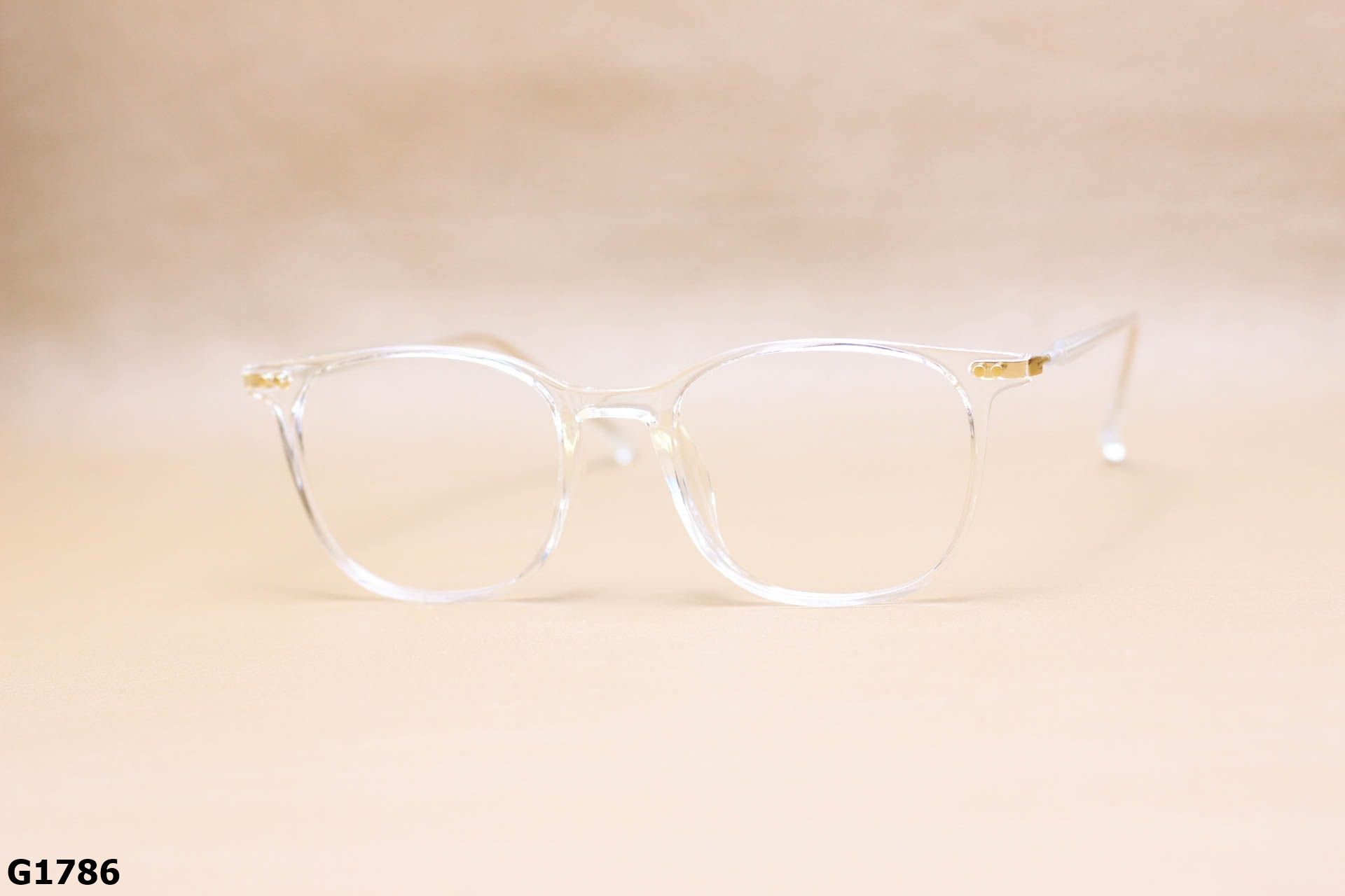 Gọng Kính Cận Nhựa Dẻo TR90 Thanh Mảnh, Dáng Vuông Bầu Thời Trang Unisex - G1786