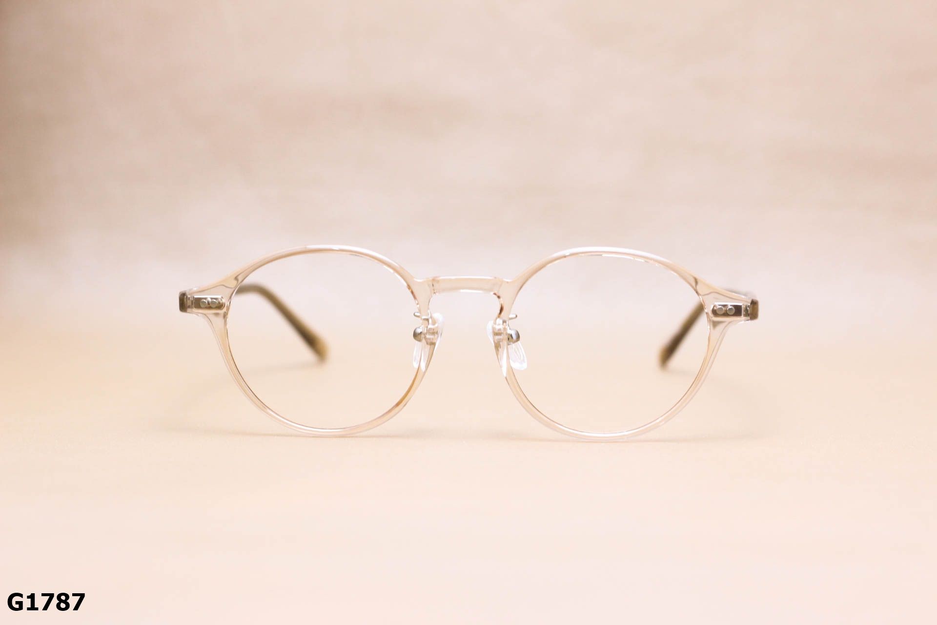 Gọng Kính Cận Nhựa Dẻo TR90 Thanh Mảnh, Dáng Tròn Ngố Thời Trang Unisex - G1787