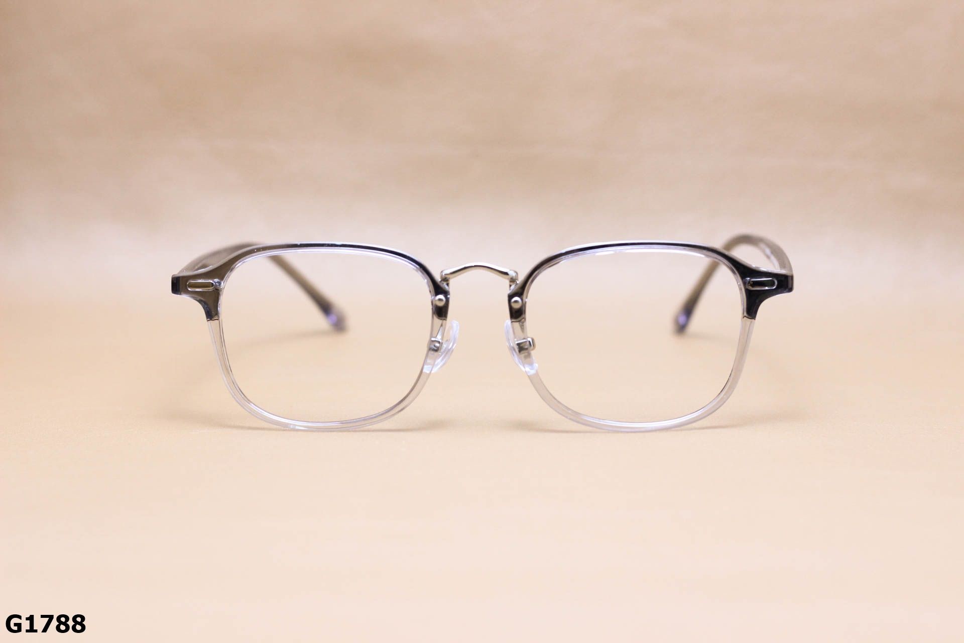 Gọng Kính Cận Nhựa Dẻo TR90 Thanh Mảnh, Dáng Vuông Bầu Thời Trang Unisex - G1788