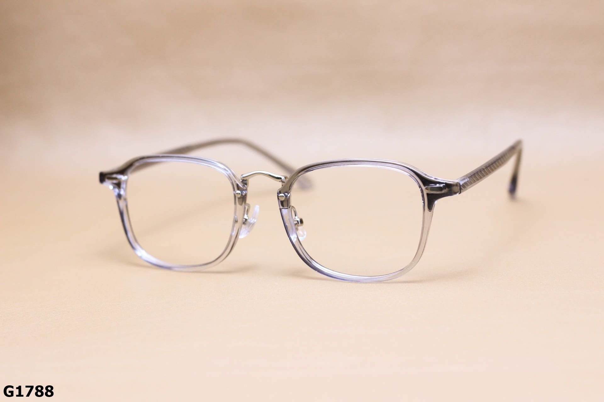 Gọng Kính Cận Nhựa Dẻo TR90 Thanh Mảnh, Dáng Vuông Bầu Thời Trang Unisex - G1788