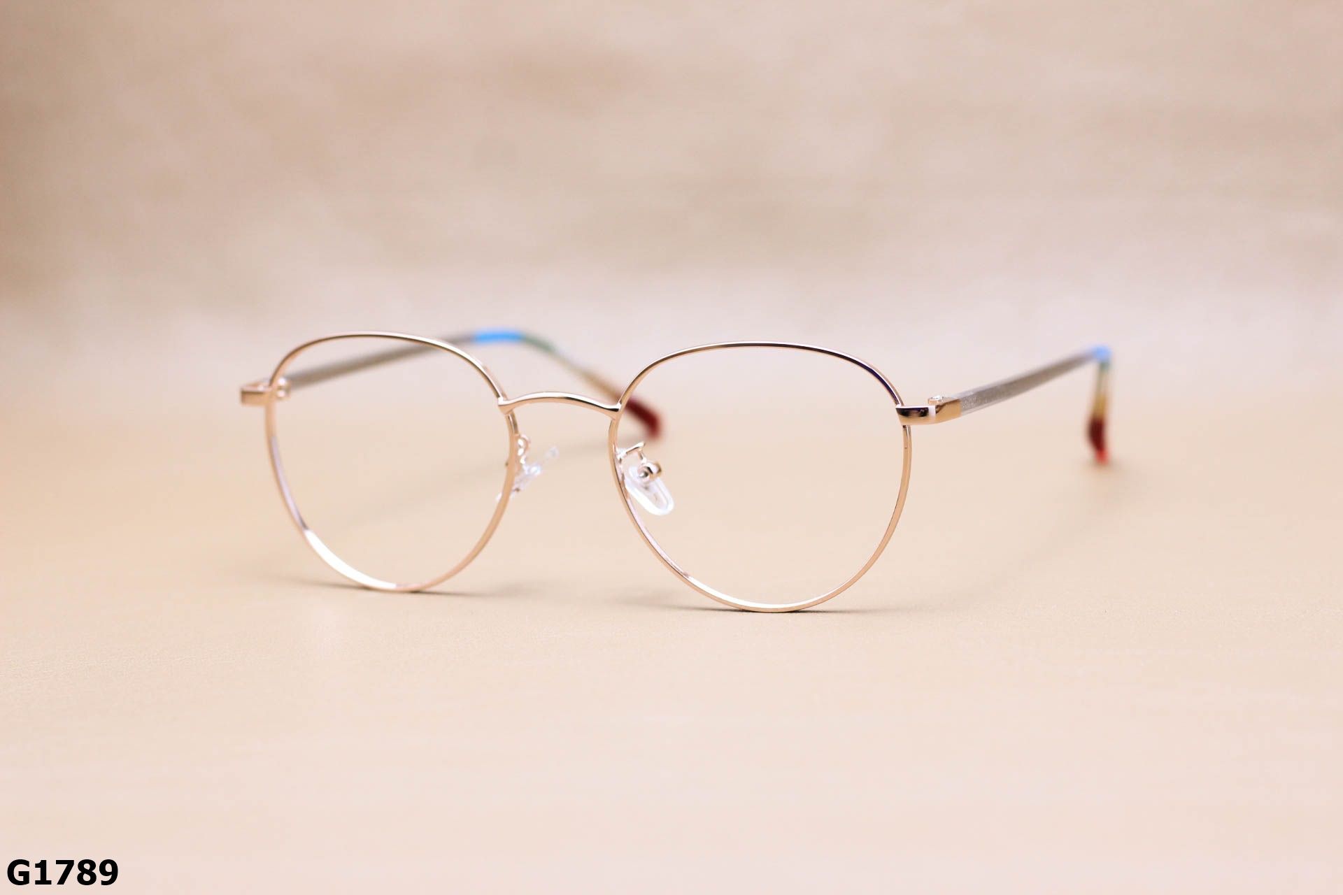 Gọng Kính Cận Tròn Ngố Thời Trang Unisex, Chất B-Titanium Cao Cấp Thanh Mảnh - G1789