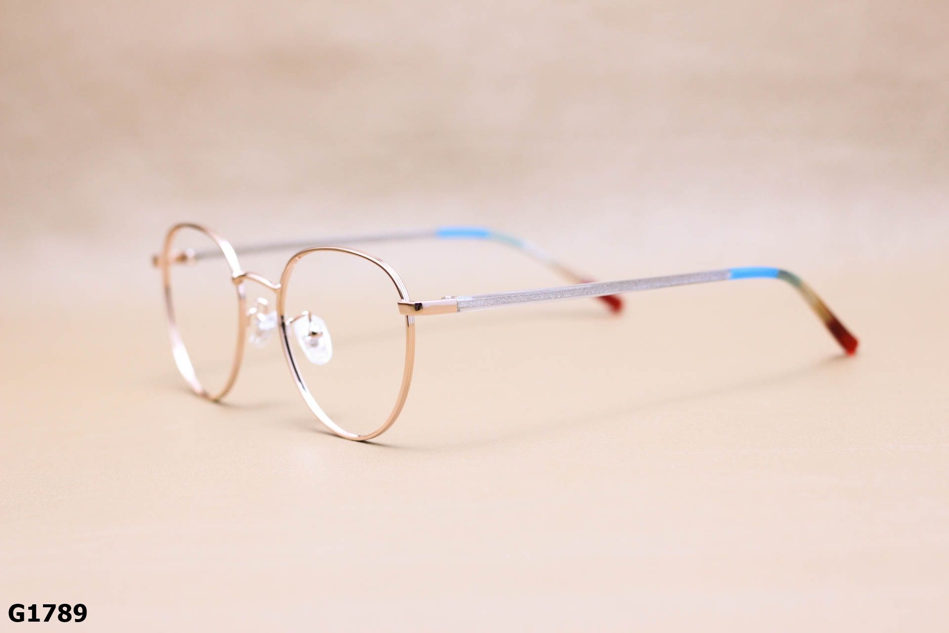 Gọng Kính Cận Tròn Ngố Thời Trang Unisex, Chất B-Titanium Cao Cấp Thanh Mảnh - G1789