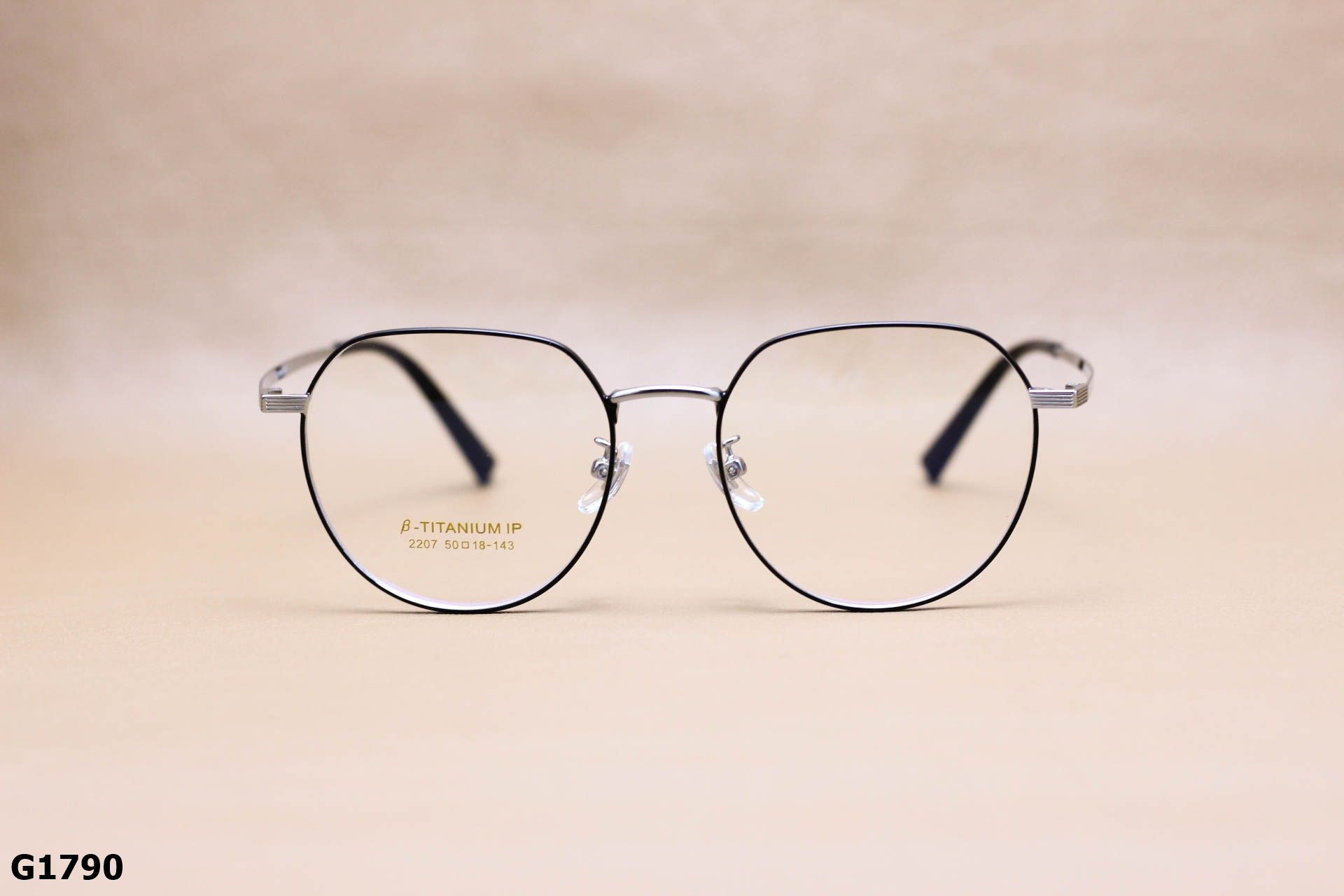 Gọng Kính Cận Đa Giác Thời Trang Unisex, Chất B-Titanium Cao Cấp Thanh Mảnh - G1790