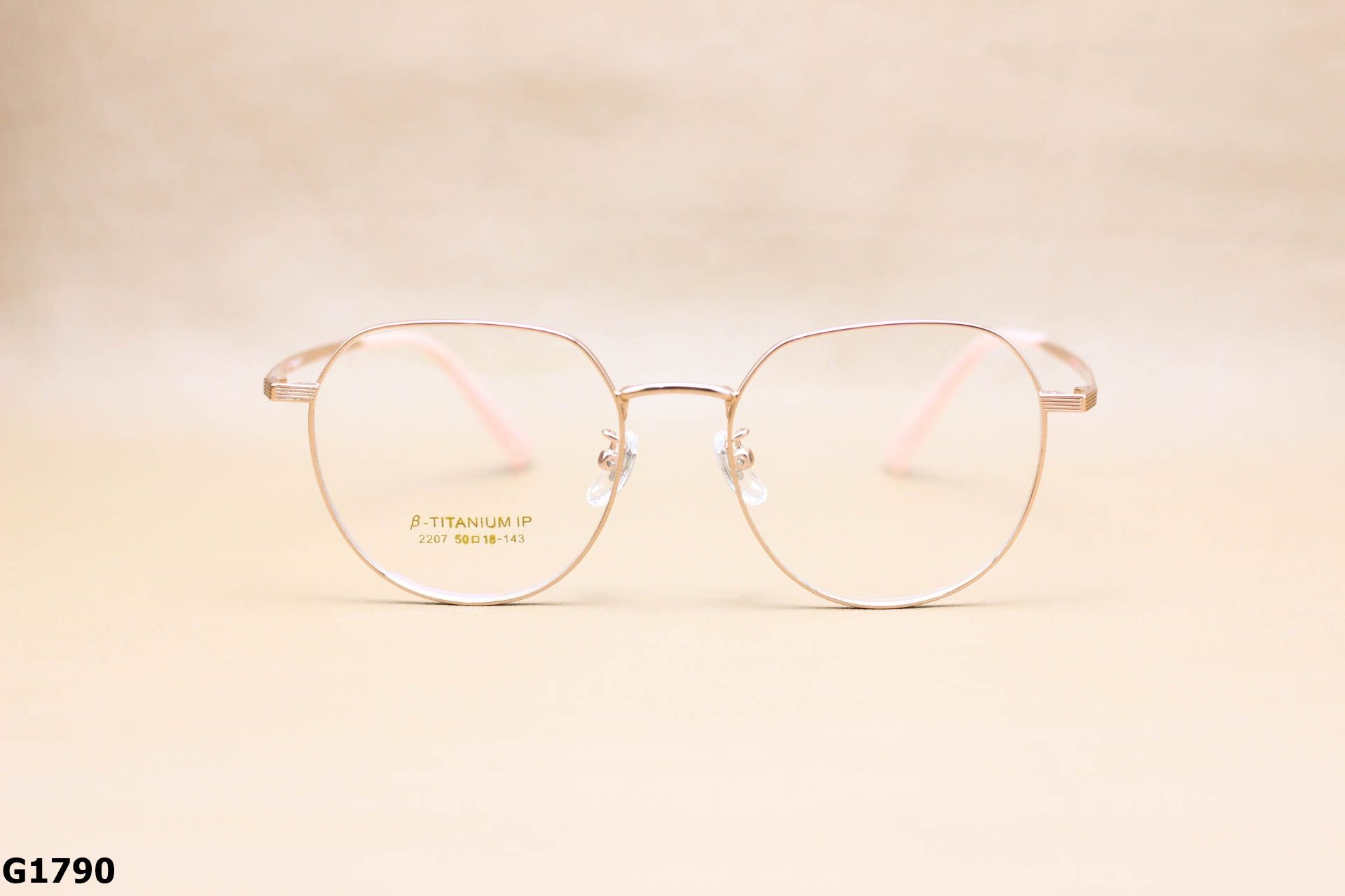Gọng Kính Cận Đa Giác Thời Trang Unisex, Chất B-Titanium Cao Cấp Thanh Mảnh - G1790