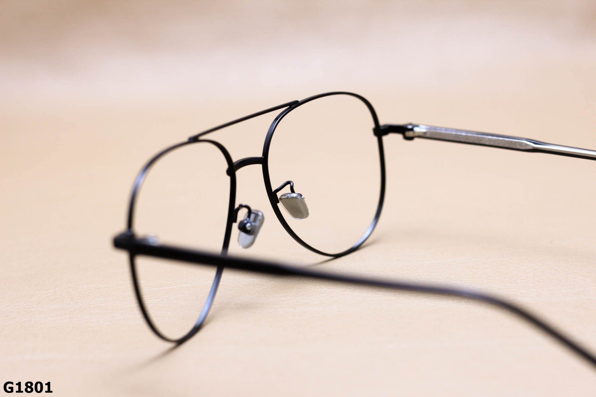 Gọng Kính Cận Dáng Aviator Thời Trang Nam, Chất Hợp Kim Thanh Mảnh - G1801
