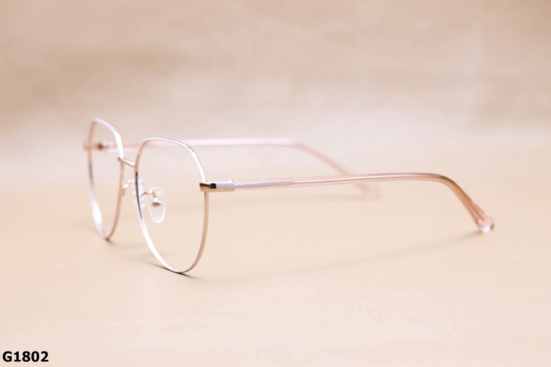 Gọng Kính Cận Dáng Aviator Thời Trang Nam, Chất Hợp Kim Thanh Mảnh - G1802