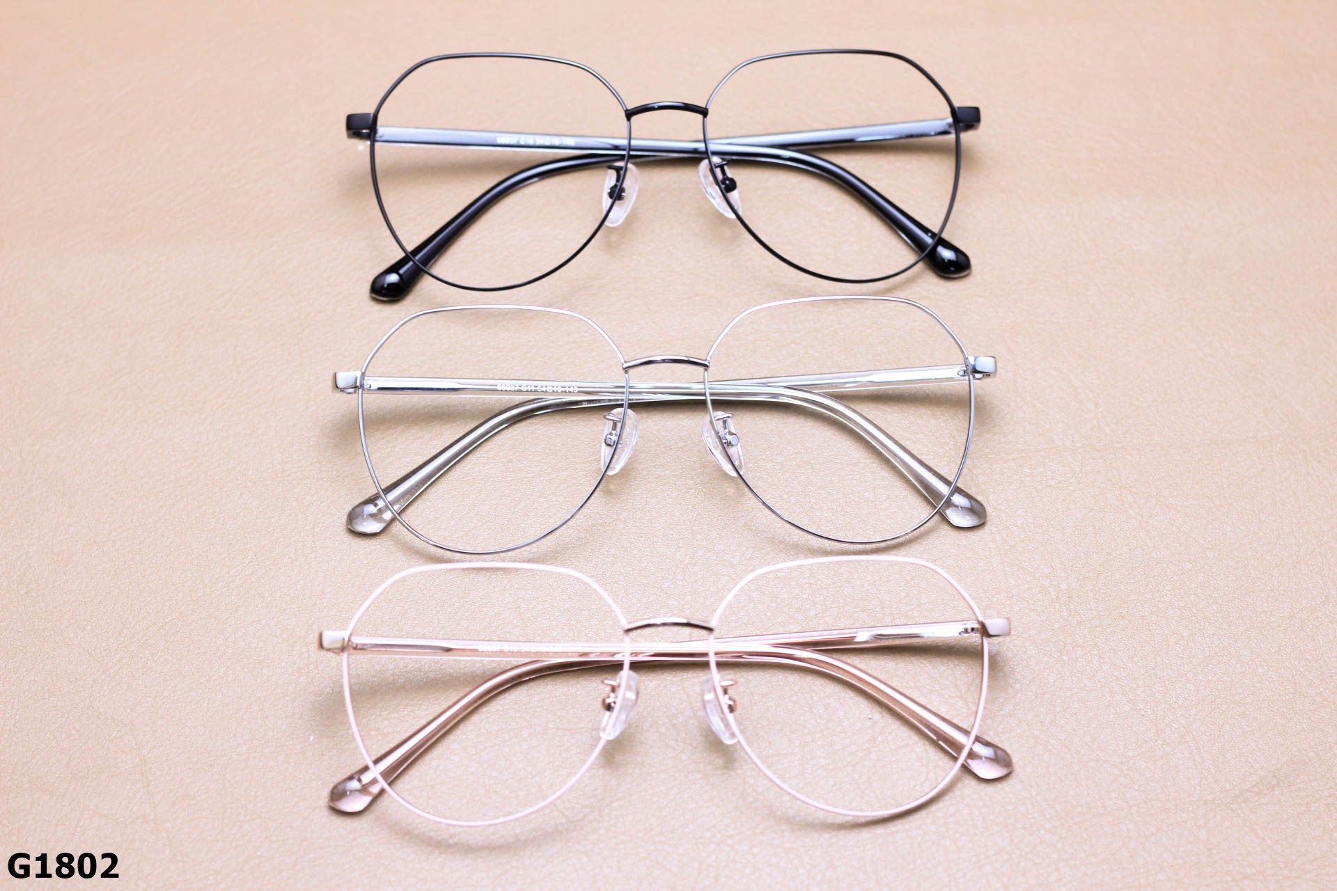 Gọng Kính Cận Dáng Aviator Thời Trang Nam, Chất Hợp Kim Thanh Mảnh - G1802