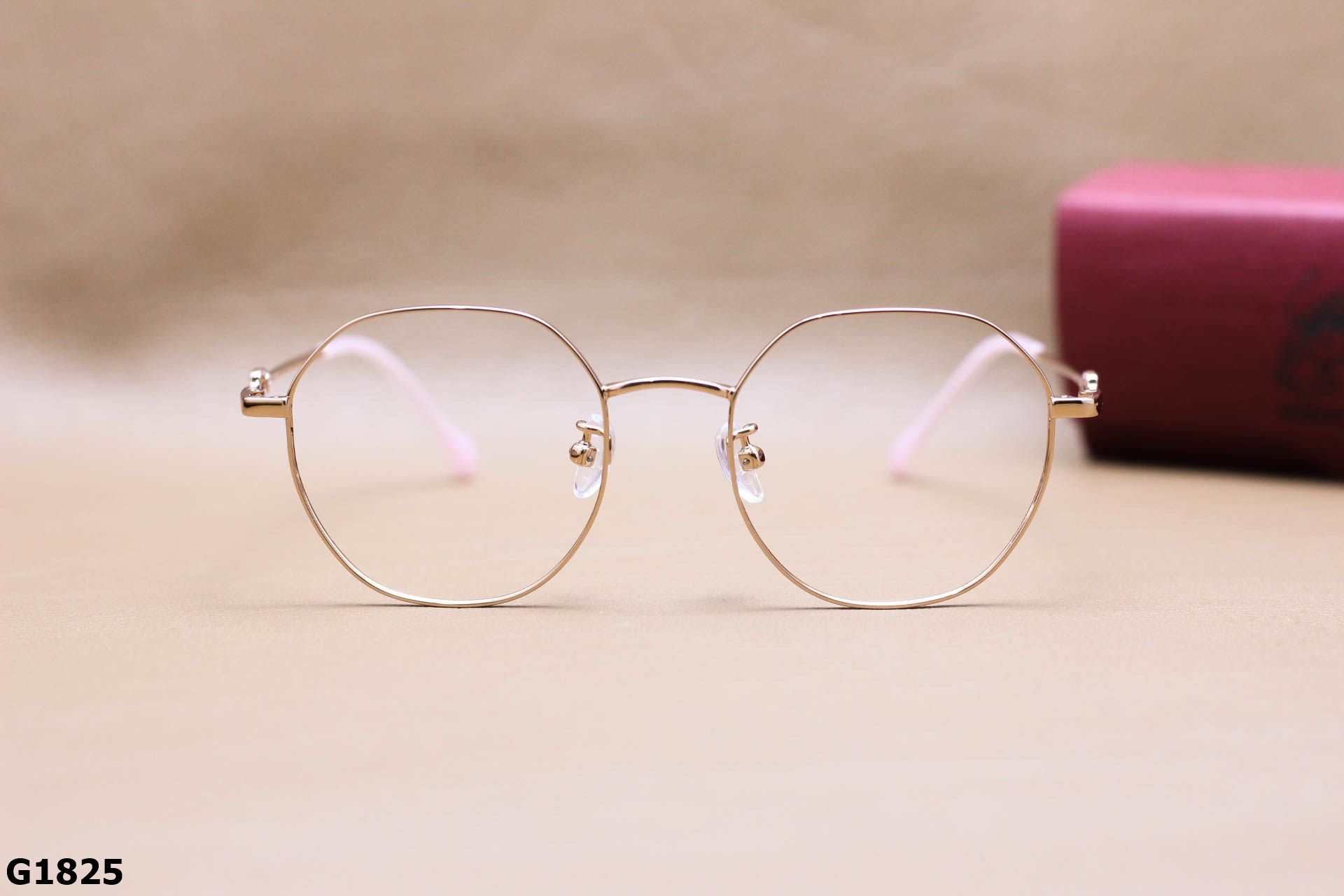 Gọng Kính Cận Đa Giác Thời Trang Unisex, Chất B-Titanium Cao Cấp Thanh Mảnh - G1825