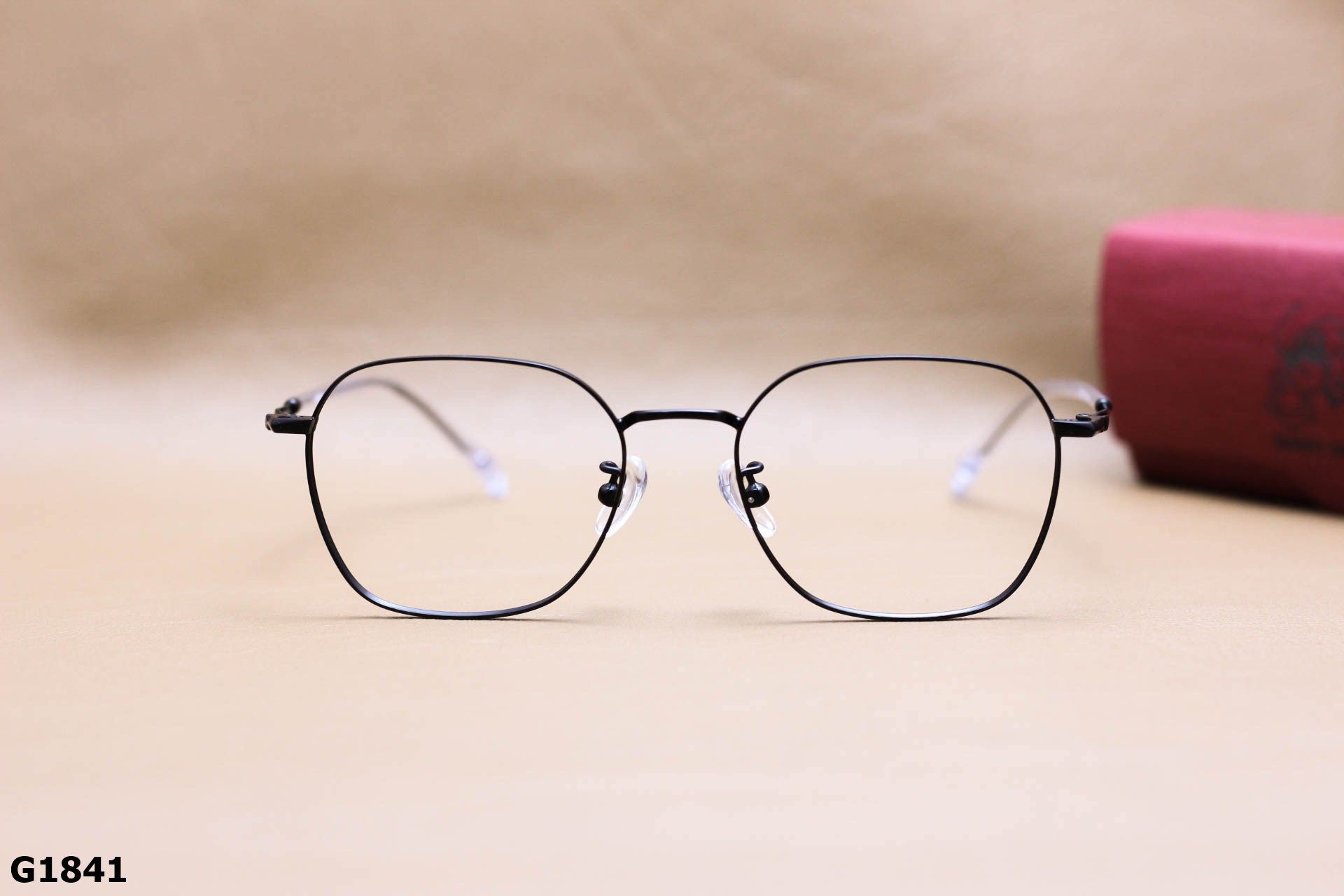 Gọng Kính Cận Hợp Kim Cao Cấp, Dáng Đa Giác Thanh Mảnh Thời Trang Unisex - G1841