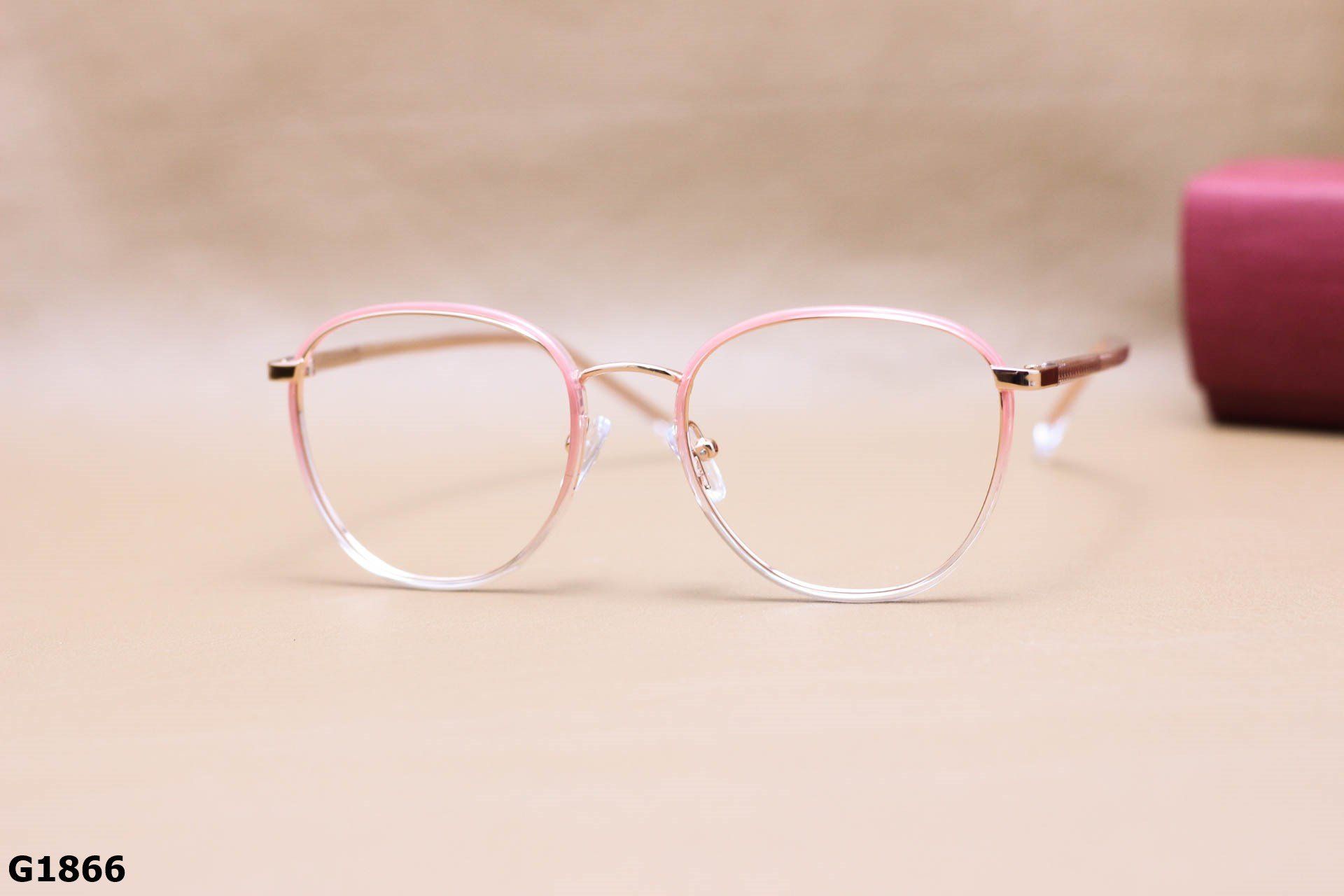 Gọng Kính Cận Hợp Kim Thanh Mảnh, Dáng Mắt Mèo Thời Trang Unisex - G1866