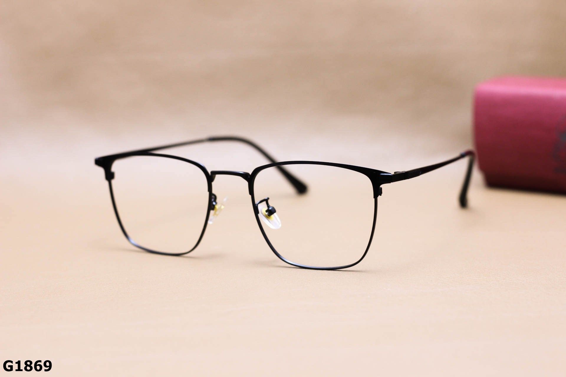 Gọng Kính Cận Vuông Thời Trang, Hợp Kim Unisex Thanh Mảnh - G1869