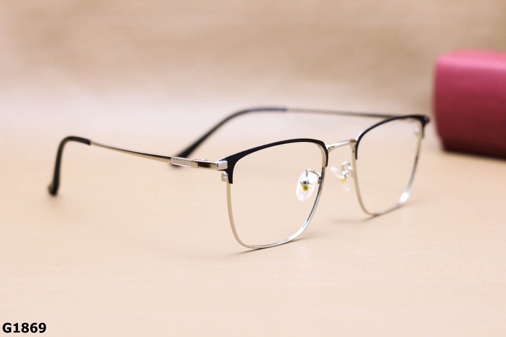 Gọng Kính Cận Vuông Thời Trang, Hợp Kim Unisex Thanh Mảnh - G1869