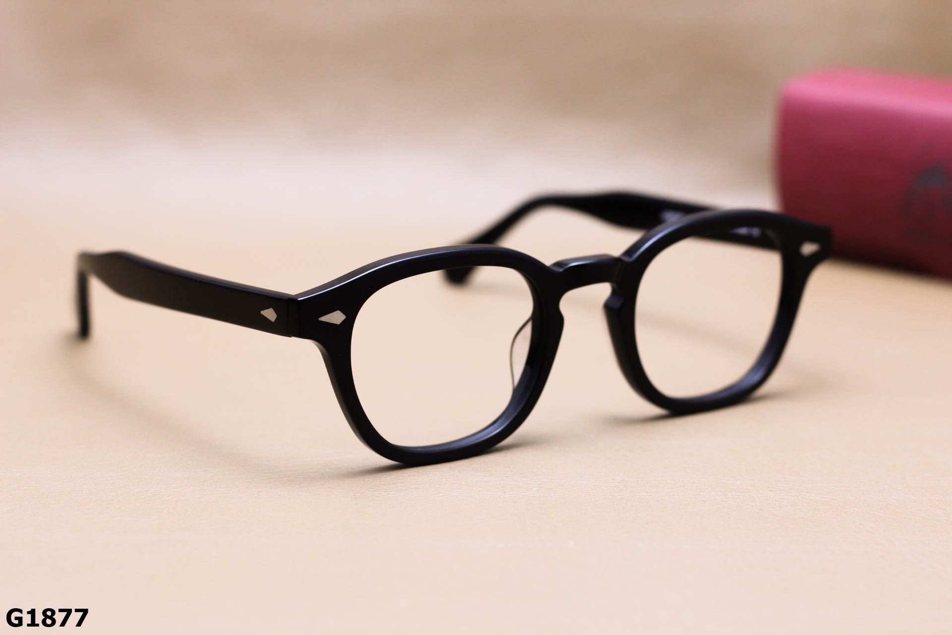 Gọng Kính Cận Dáng Vuông Bầu Thời Trang Unisex, Chất Nhựa Acetate Nguyên Khối - G1877