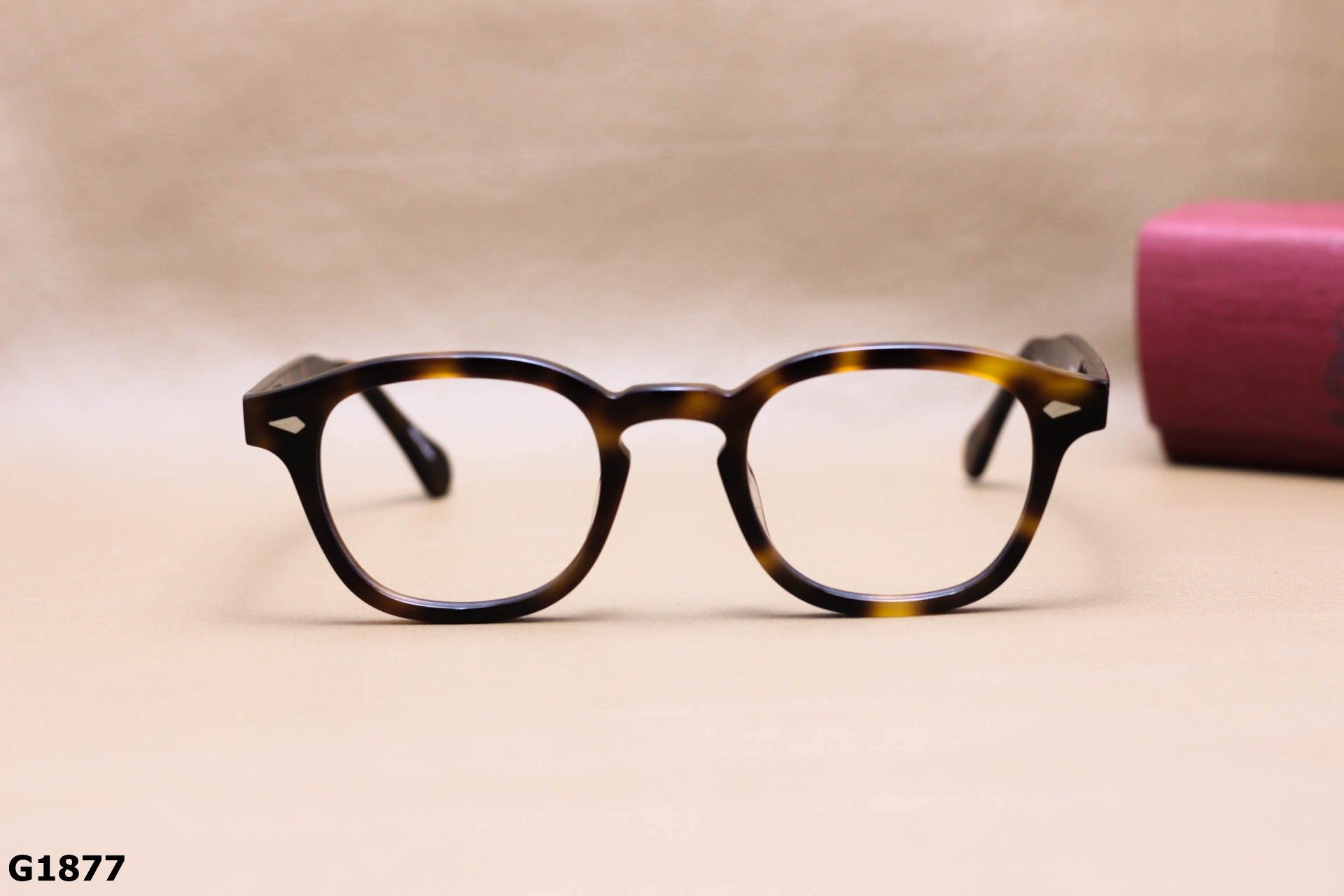 Gọng Kính Cận Dáng Vuông Bầu Thời Trang Unisex, Chất Nhựa Acetate Nguyên Khối - G1877