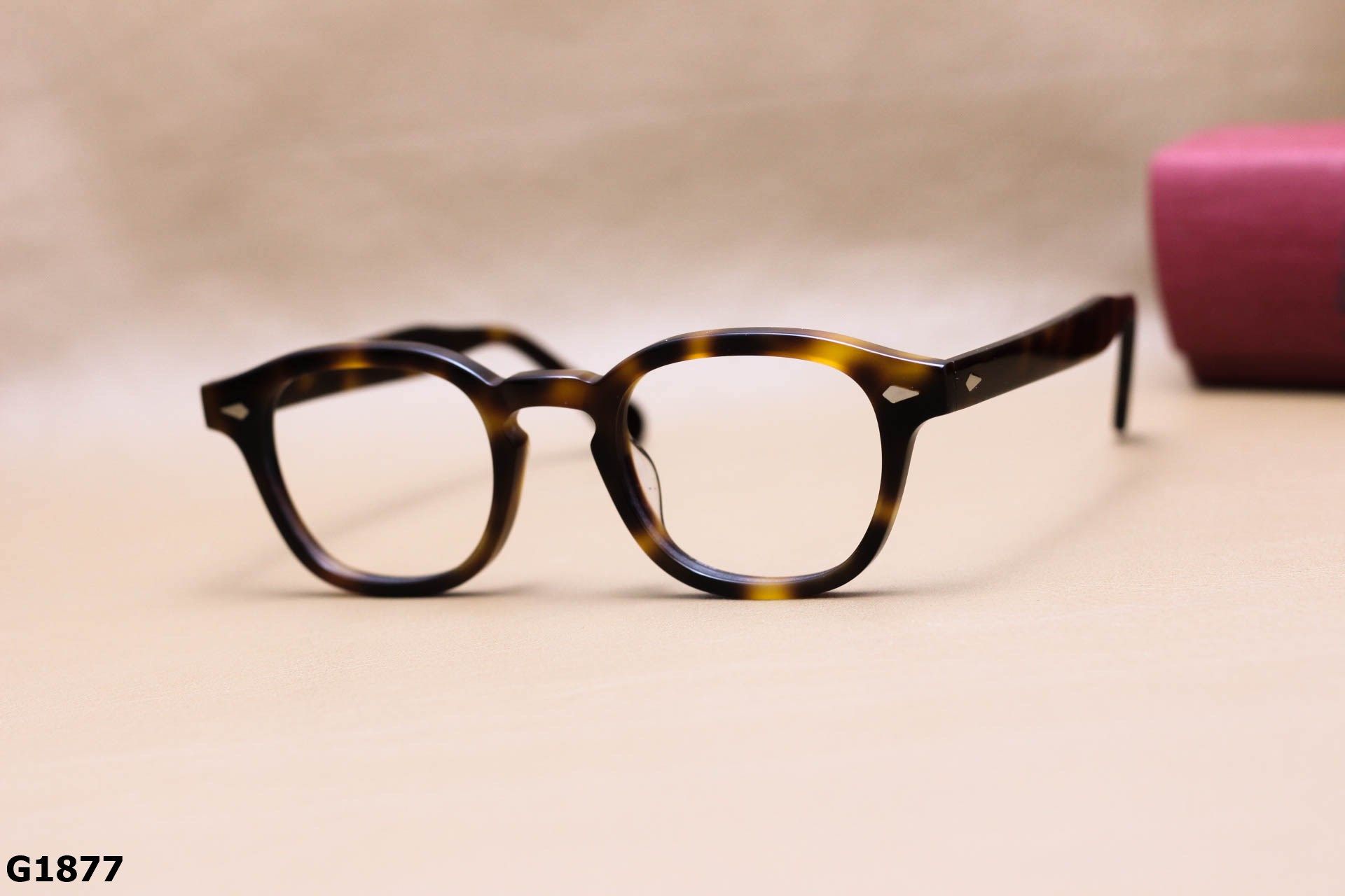 Gọng Kính Cận Dáng Vuông Bầu Thời Trang Unisex, Chất Nhựa Acetate Nguyên Khối - G1877